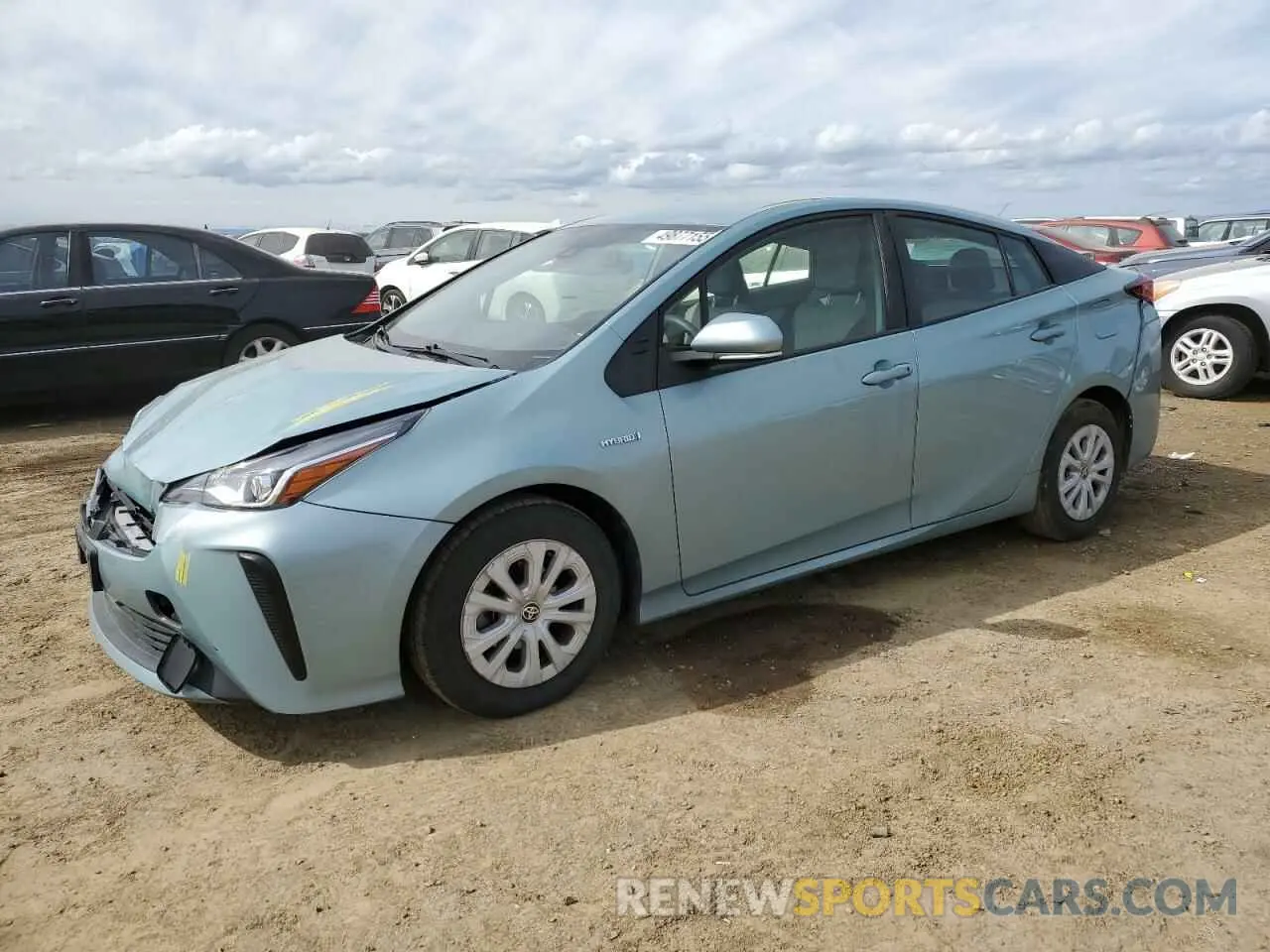 1 Photograph of a damaged car JTDKARFU5L3105804 TOYOTA PRIUS 2020