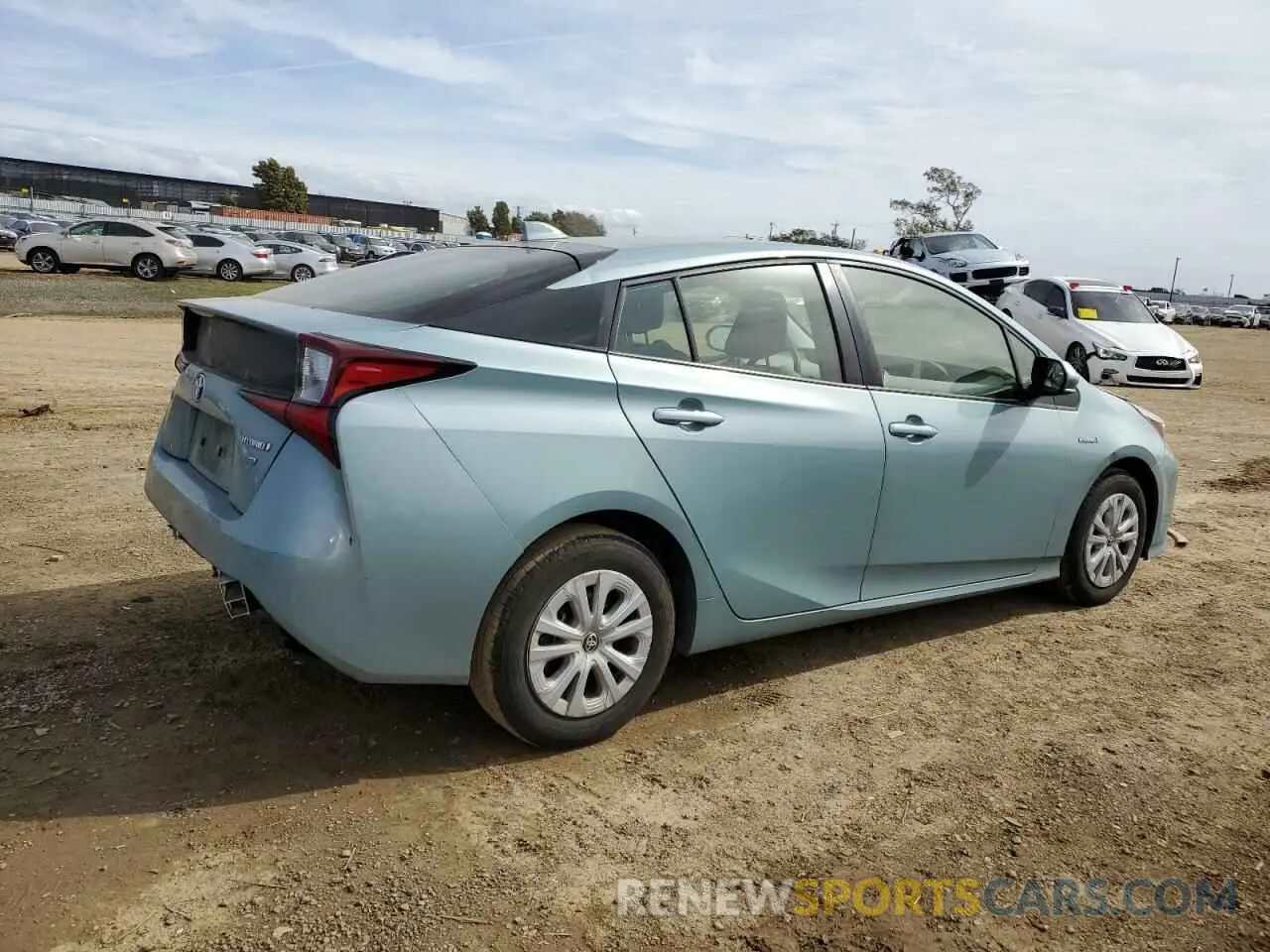 3 Photograph of a damaged car JTDKARFU5L3105804 TOYOTA PRIUS 2020