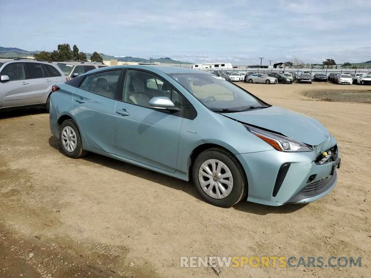 4 Photograph of a damaged car JTDKARFU5L3105804 TOYOTA PRIUS 2020