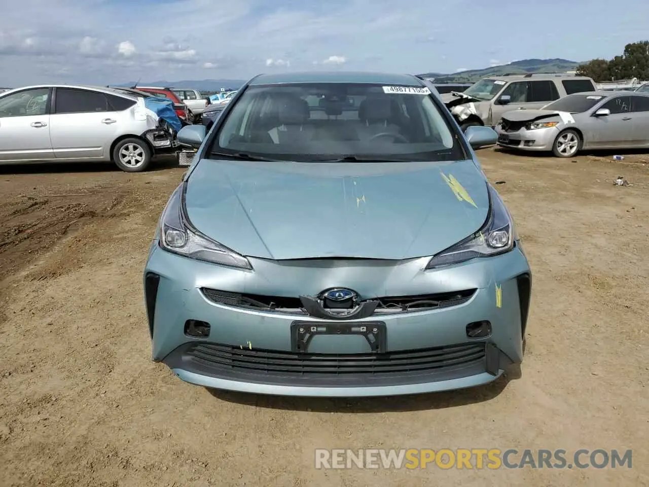 5 Photograph of a damaged car JTDKARFU5L3105804 TOYOTA PRIUS 2020