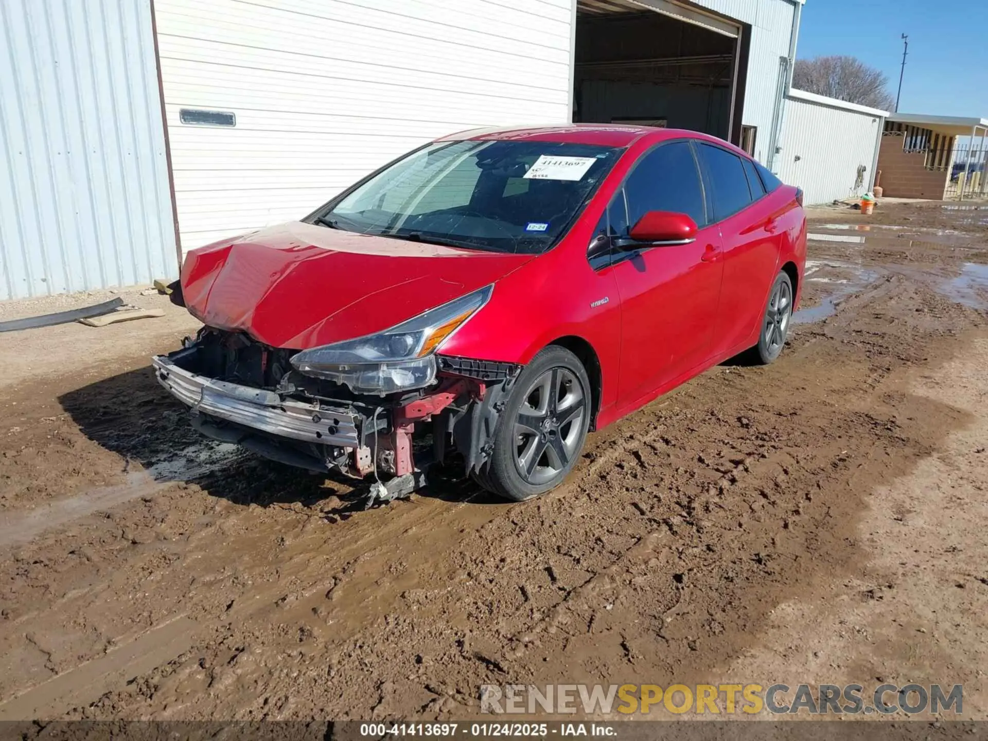 2 Photograph of a damaged car JTDKARFU5L3106001 TOYOTA PRIUS 2020