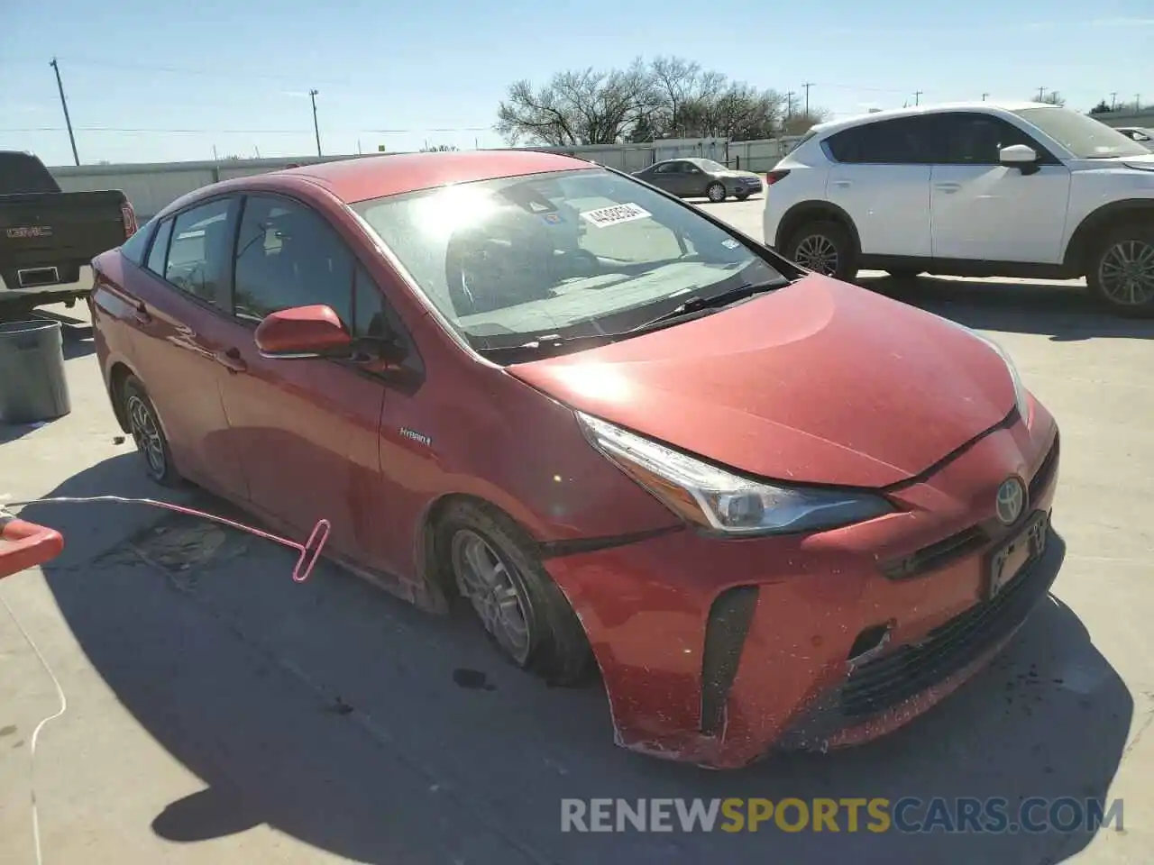 4 Photograph of a damaged car JTDKARFU5L3109769 TOYOTA PRIUS 2020