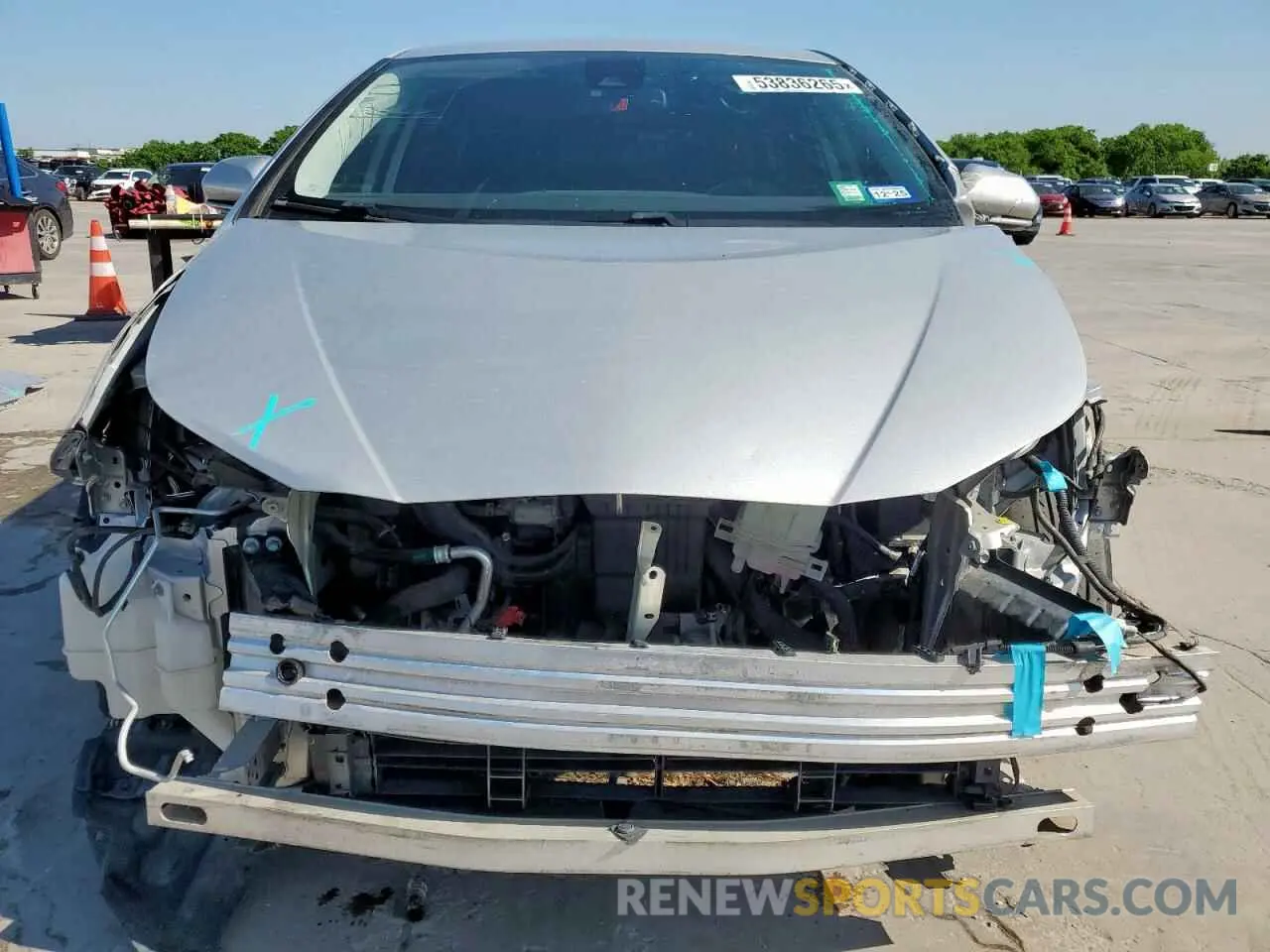 5 Photograph of a damaged car JTDKARFU5L3113076 TOYOTA PRIUS 2020