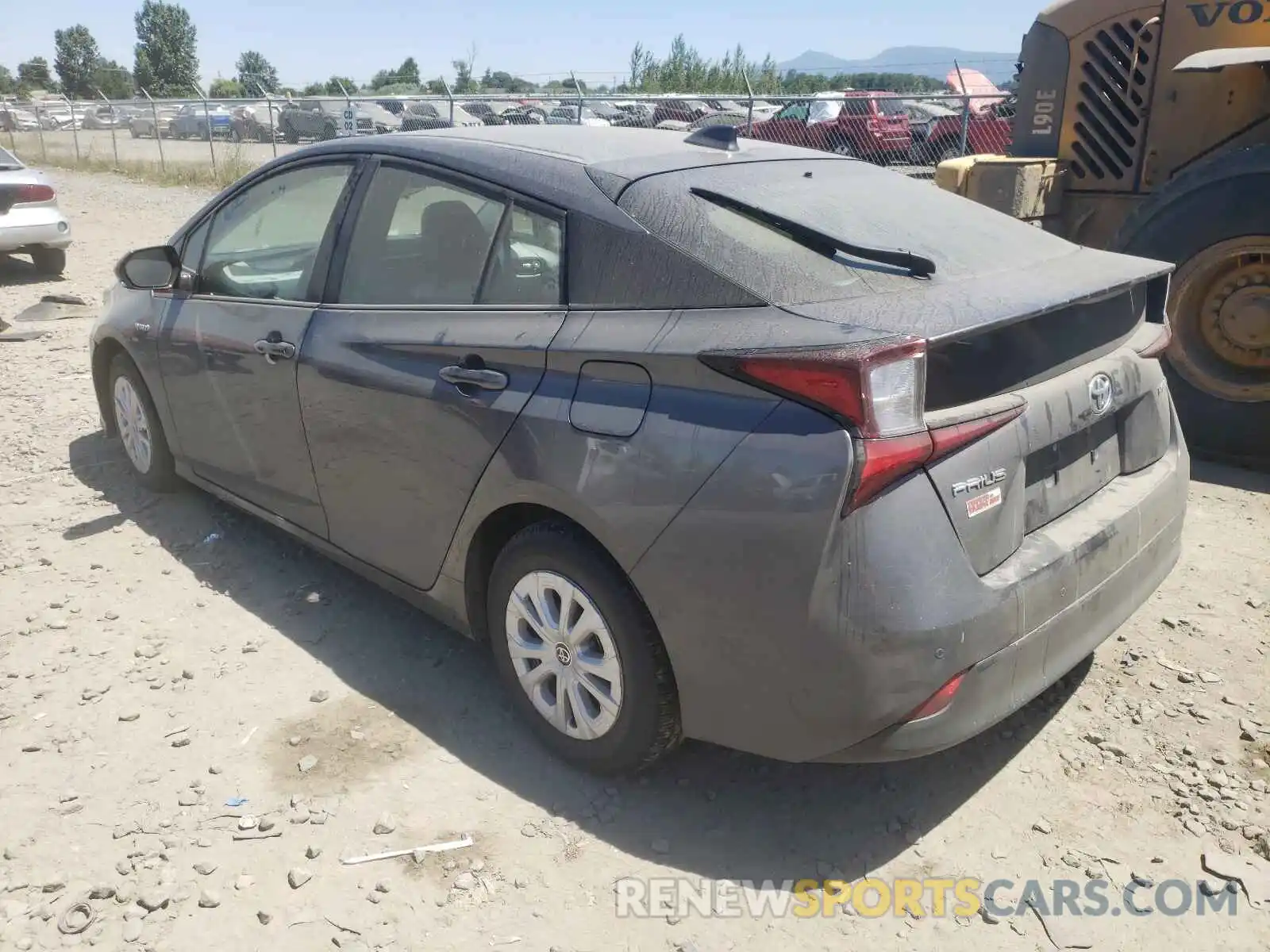 3 Photograph of a damaged car JTDKARFU5L3113191 TOYOTA PRIUS 2020