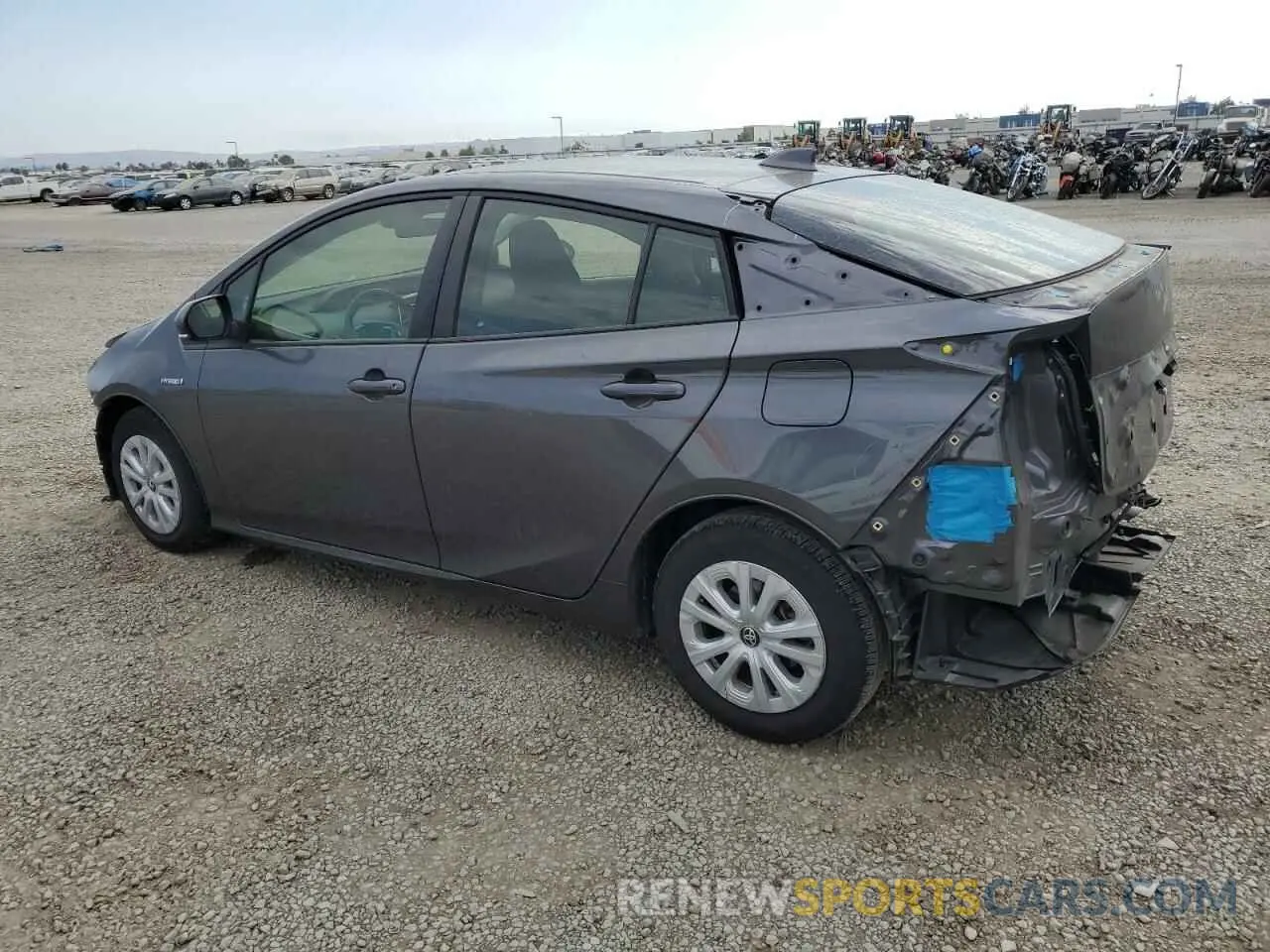 2 Photograph of a damaged car JTDKARFU5L3114213 TOYOTA PRIUS 2020