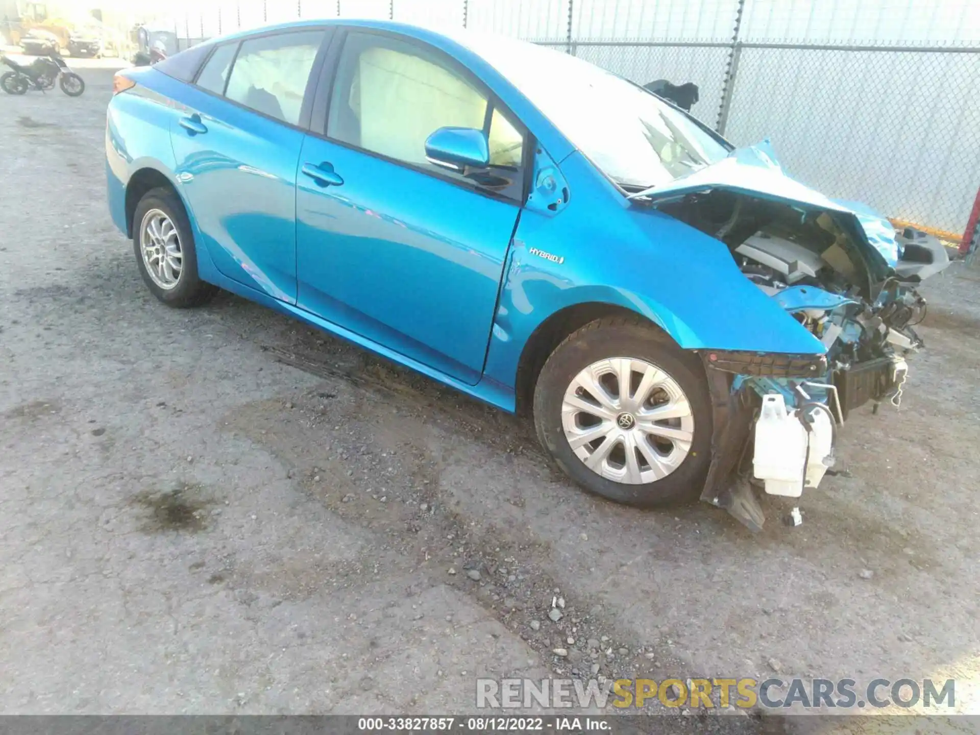 1 Photograph of a damaged car JTDKARFU5L3114874 TOYOTA PRIUS 2020