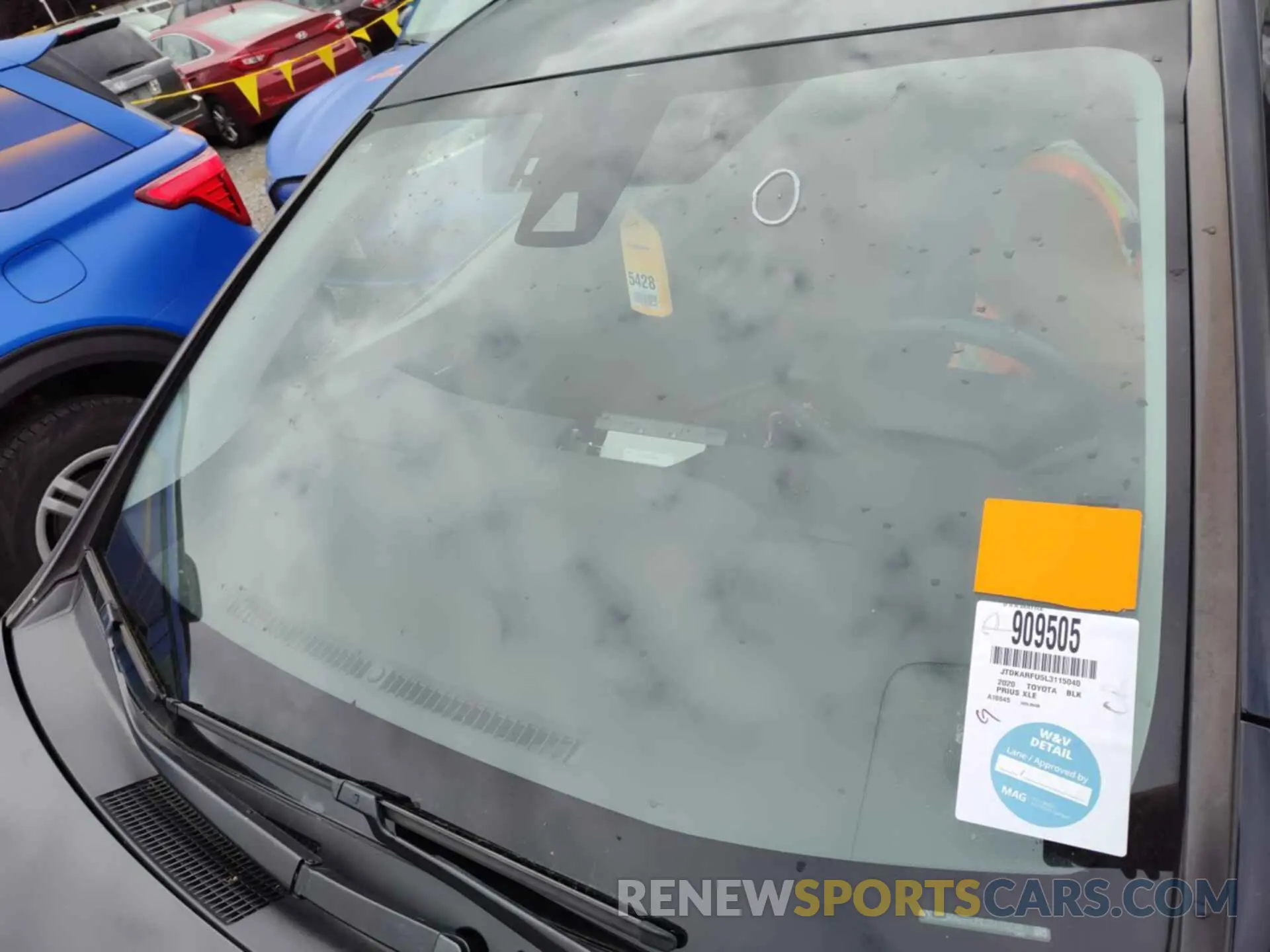 4 Photograph of a damaged car JTDKARFU5L3115040 TOYOTA PRIUS 2020