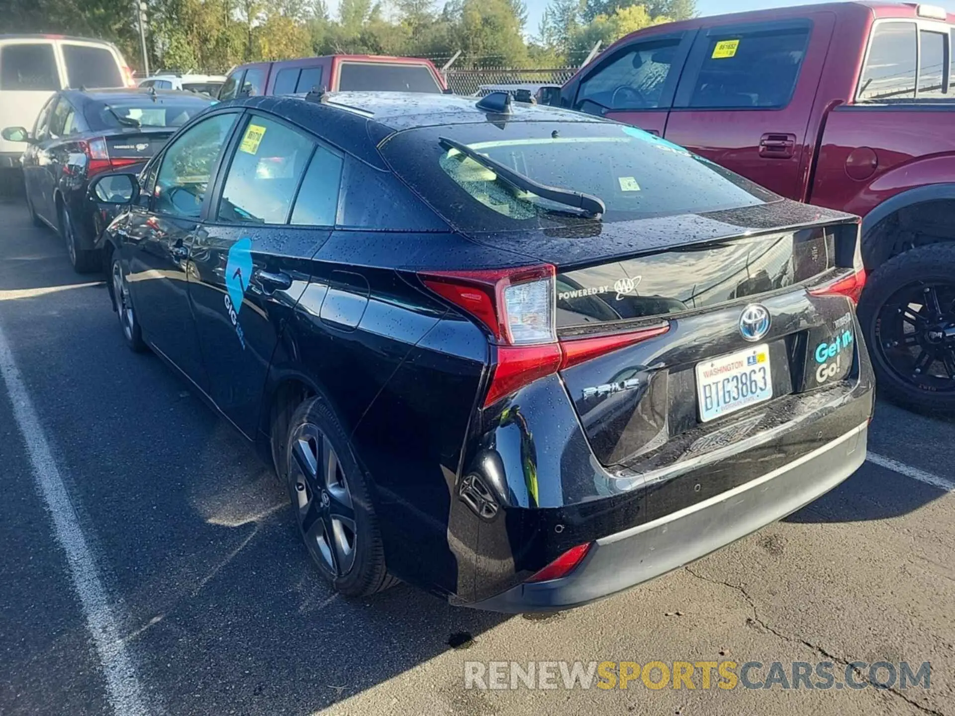 1 Photograph of a damaged car JTDKARFU5L3115121 TOYOTA PRIUS 2020