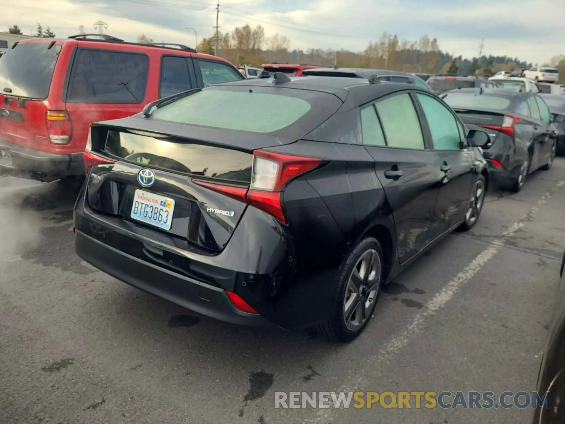 19 Photograph of a damaged car JTDKARFU5L3115121 TOYOTA PRIUS 2020