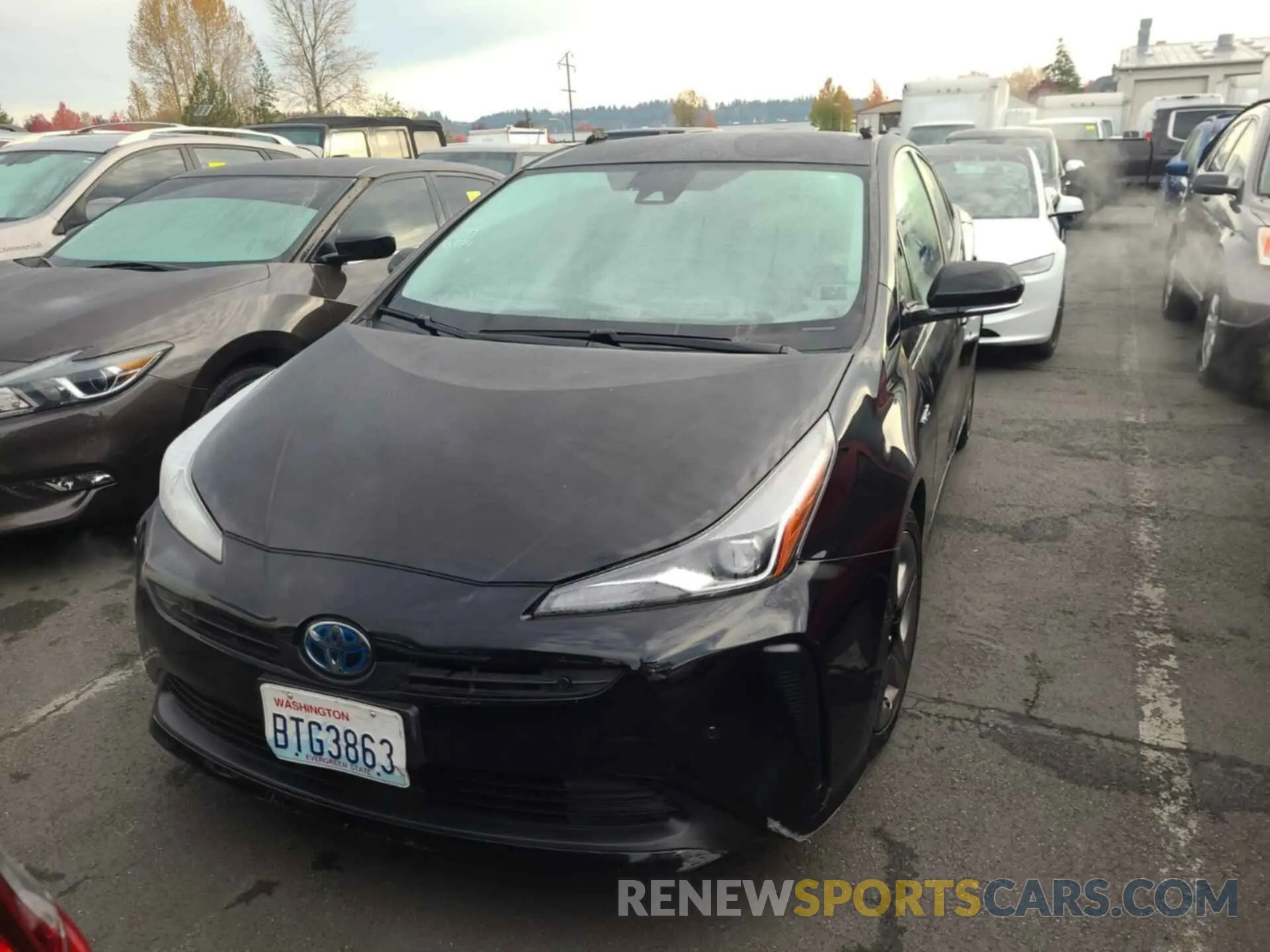 21 Photograph of a damaged car JTDKARFU5L3115121 TOYOTA PRIUS 2020