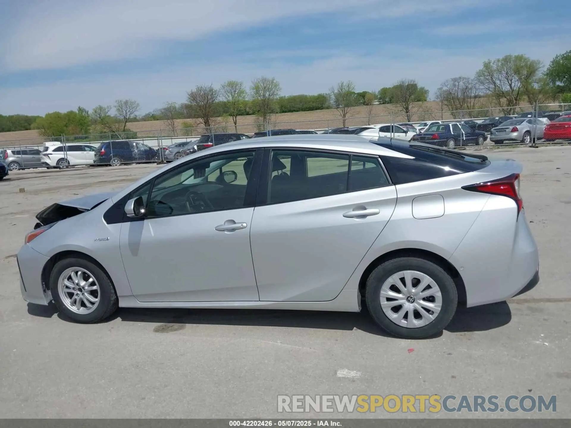 14 Photograph of a damaged car JTDKARFU5L3117287 TOYOTA PRIUS 2020