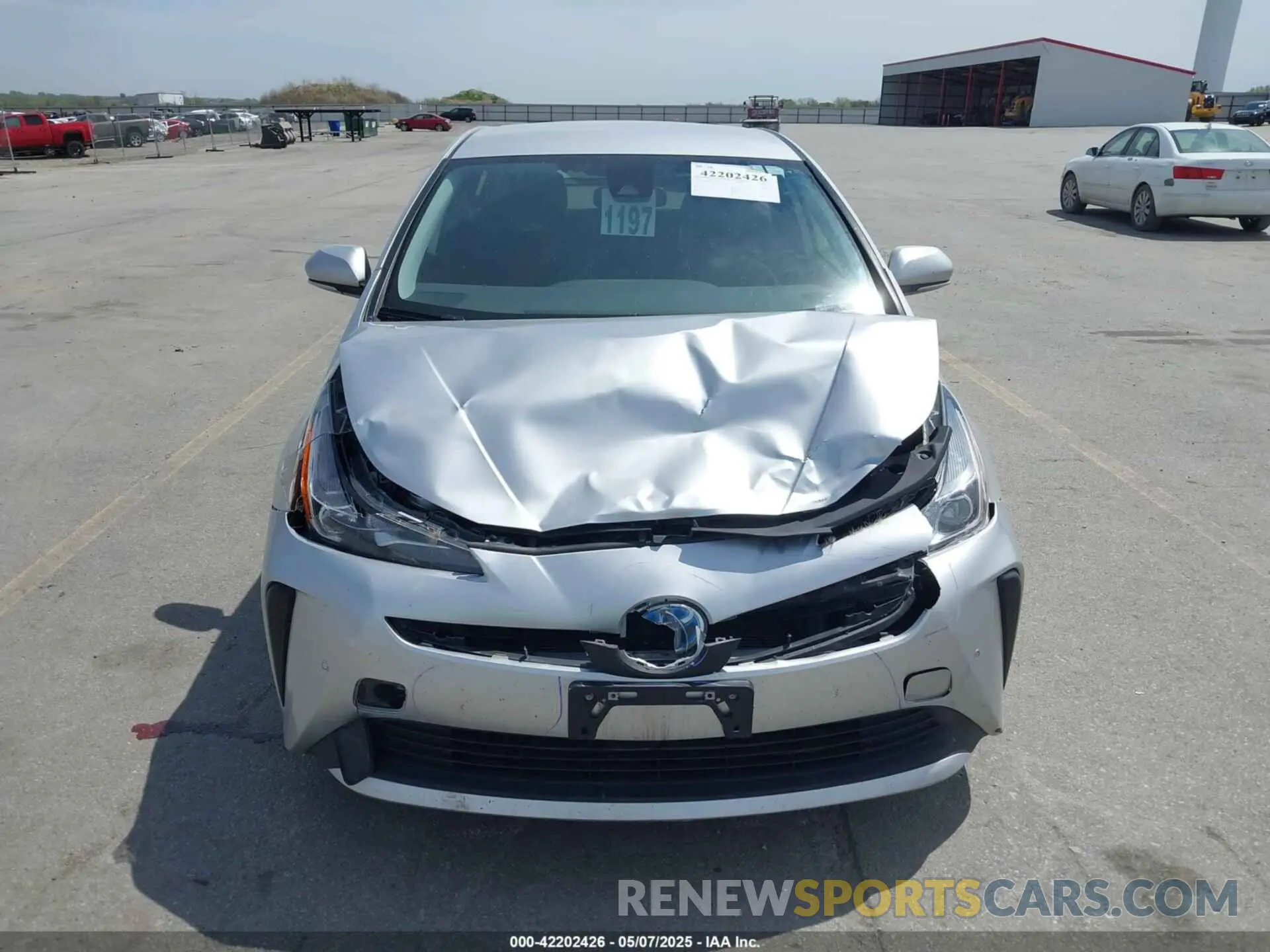 6 Photograph of a damaged car JTDKARFU5L3117287 TOYOTA PRIUS 2020