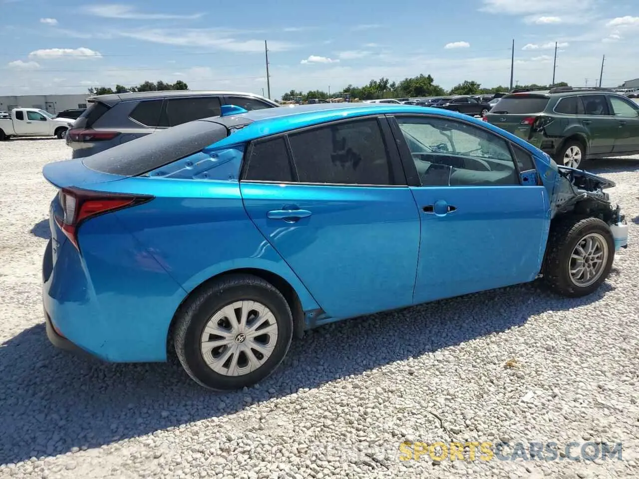 3 Photograph of a damaged car JTDKARFU5L3117659 TOYOTA PRIUS 2020