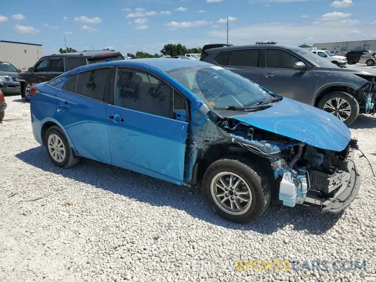 4 Photograph of a damaged car JTDKARFU5L3117659 TOYOTA PRIUS 2020
