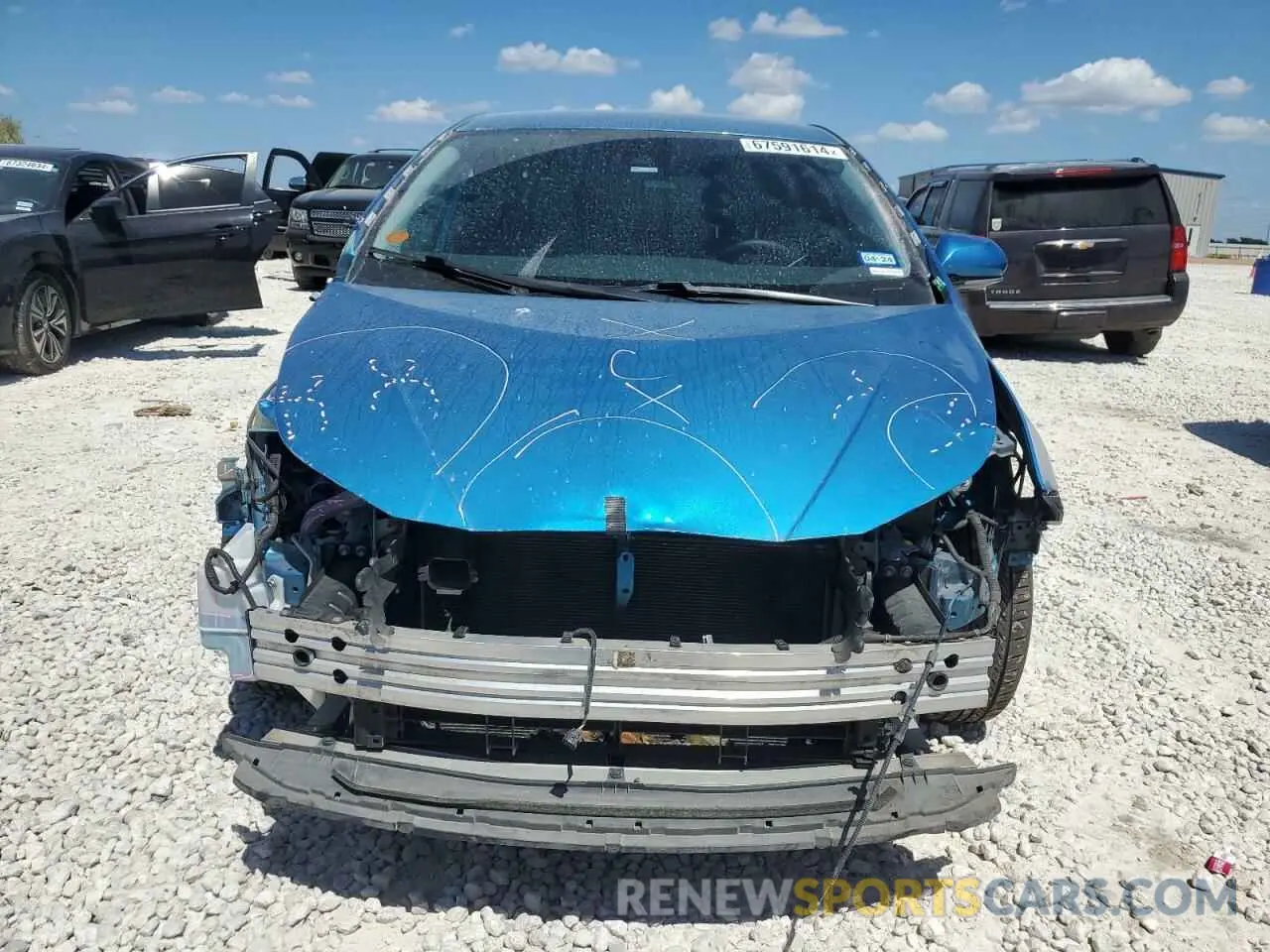 5 Photograph of a damaged car JTDKARFU5L3117659 TOYOTA PRIUS 2020