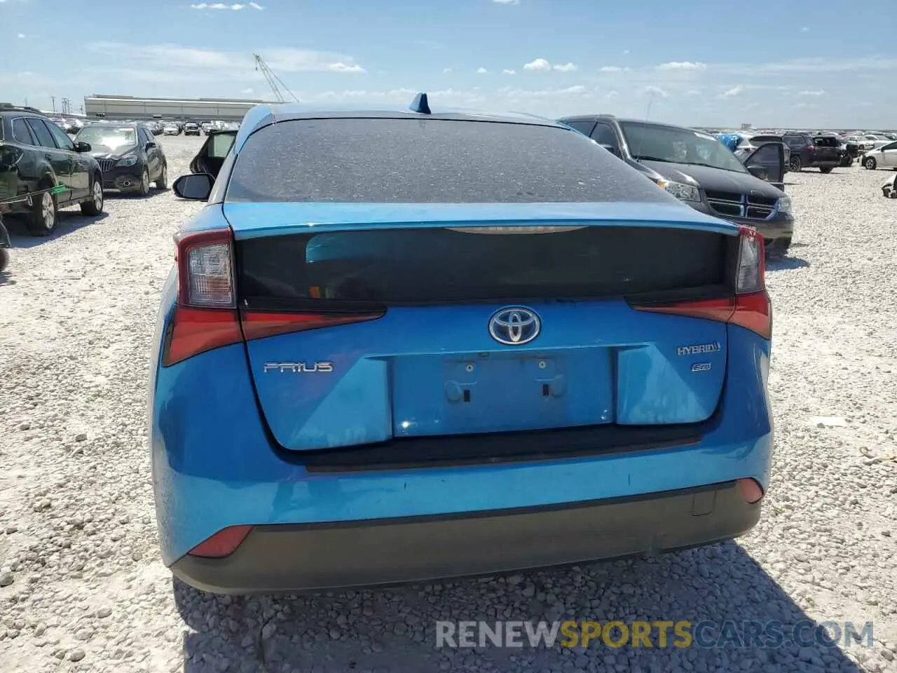 6 Photograph of a damaged car JTDKARFU5L3117659 TOYOTA PRIUS 2020