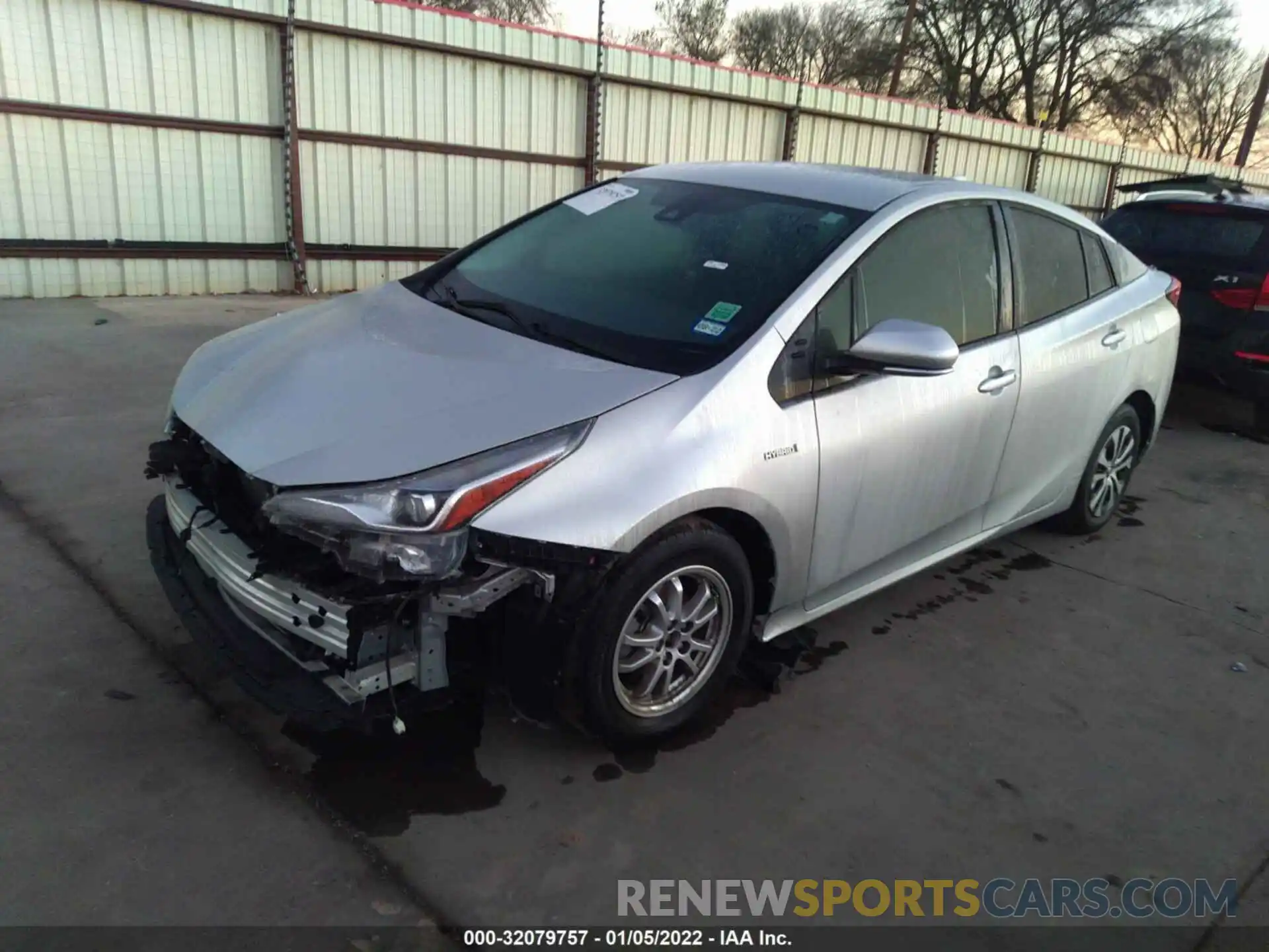 2 Photograph of a damaged car JTDKARFU5L3118309 TOYOTA PRIUS 2020