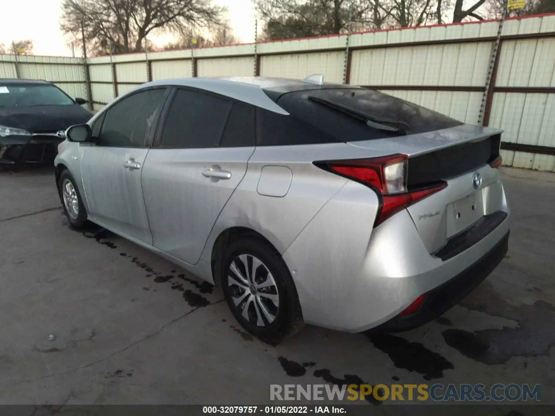 3 Photograph of a damaged car JTDKARFU5L3118309 TOYOTA PRIUS 2020