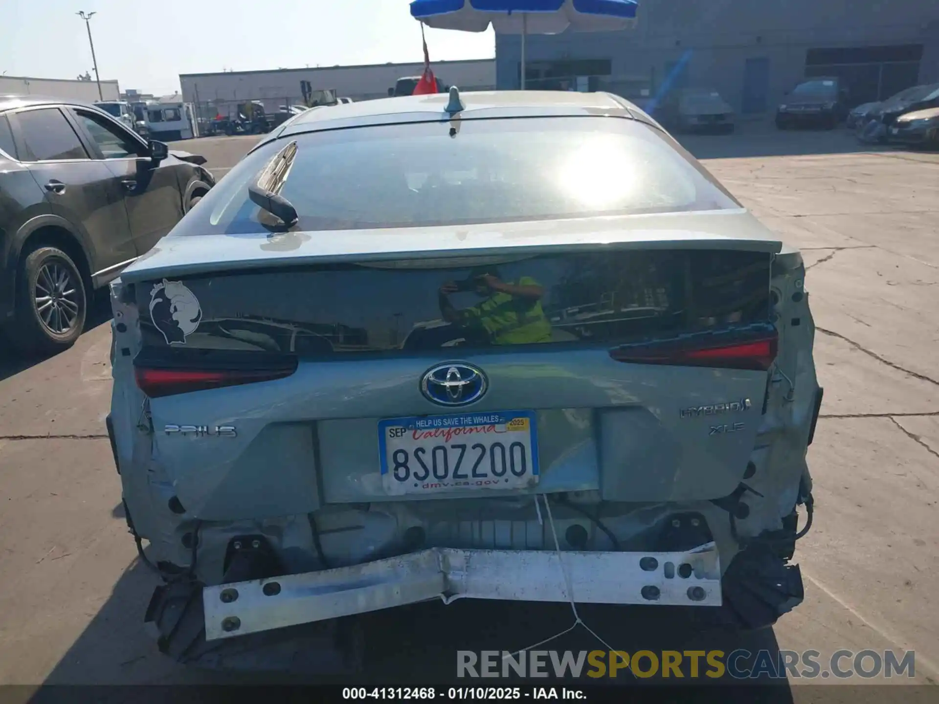 17 Photograph of a damaged car JTDKARFU5L3119833 TOYOTA PRIUS 2020