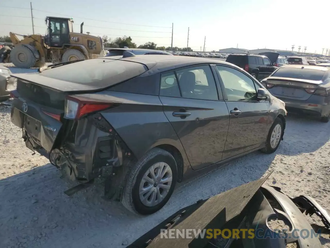 3 Photograph of a damaged car JTDKARFU5L3119850 TOYOTA PRIUS 2020
