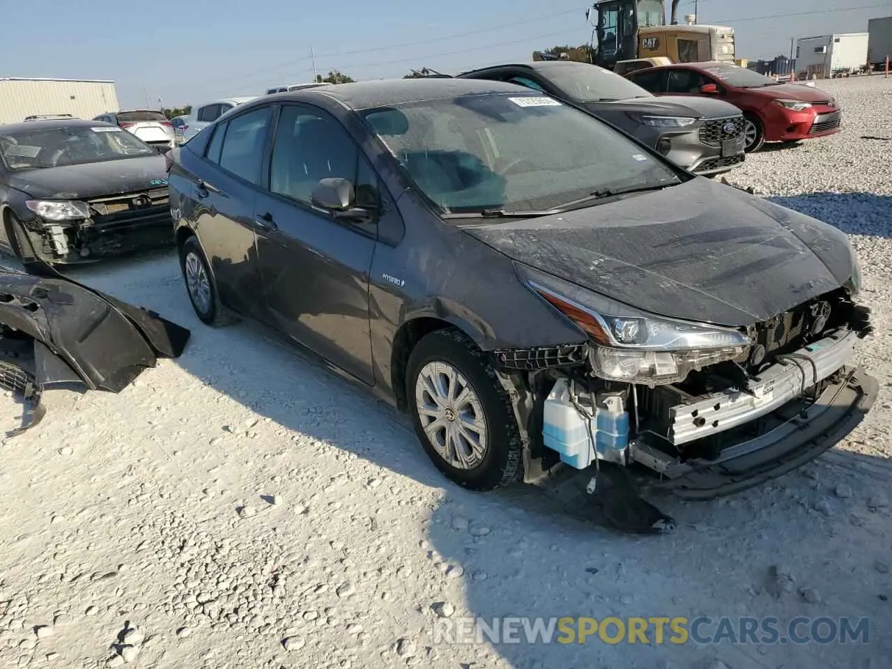 4 Photograph of a damaged car JTDKARFU5L3119850 TOYOTA PRIUS 2020