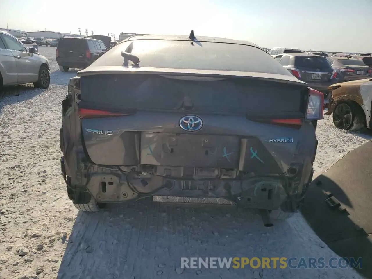 6 Photograph of a damaged car JTDKARFU5L3119850 TOYOTA PRIUS 2020