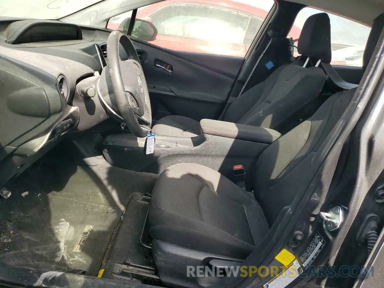 7 Photograph of a damaged car JTDKARFU5L3119850 TOYOTA PRIUS 2020