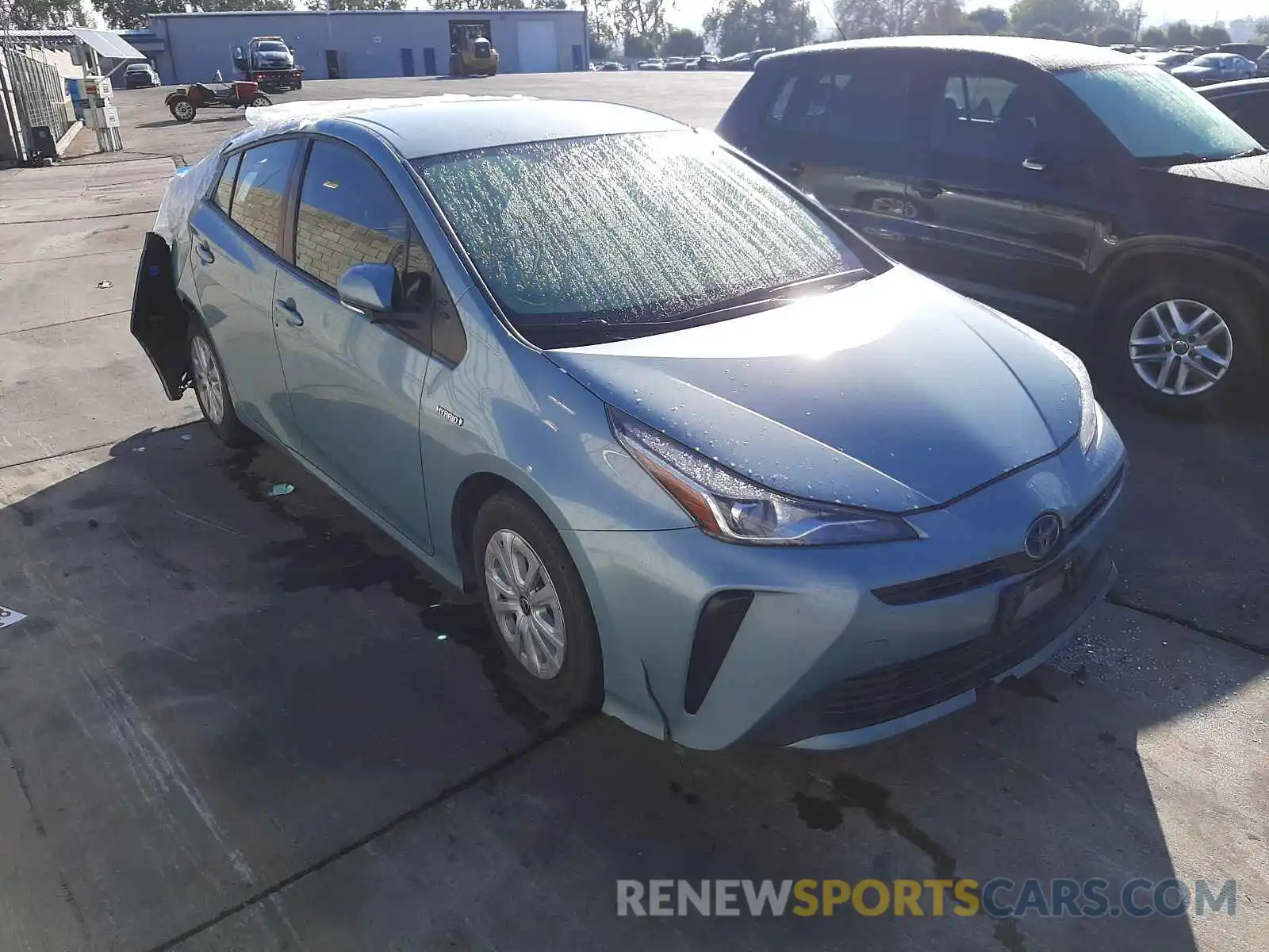 1 Photograph of a damaged car JTDKARFU6L3105598 TOYOTA PRIUS 2020