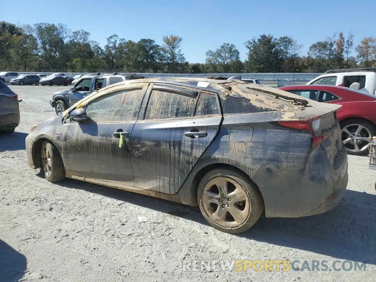 2 Photograph of a damaged car JTDKARFU6L3107092 TOYOTA PRIUS 2020