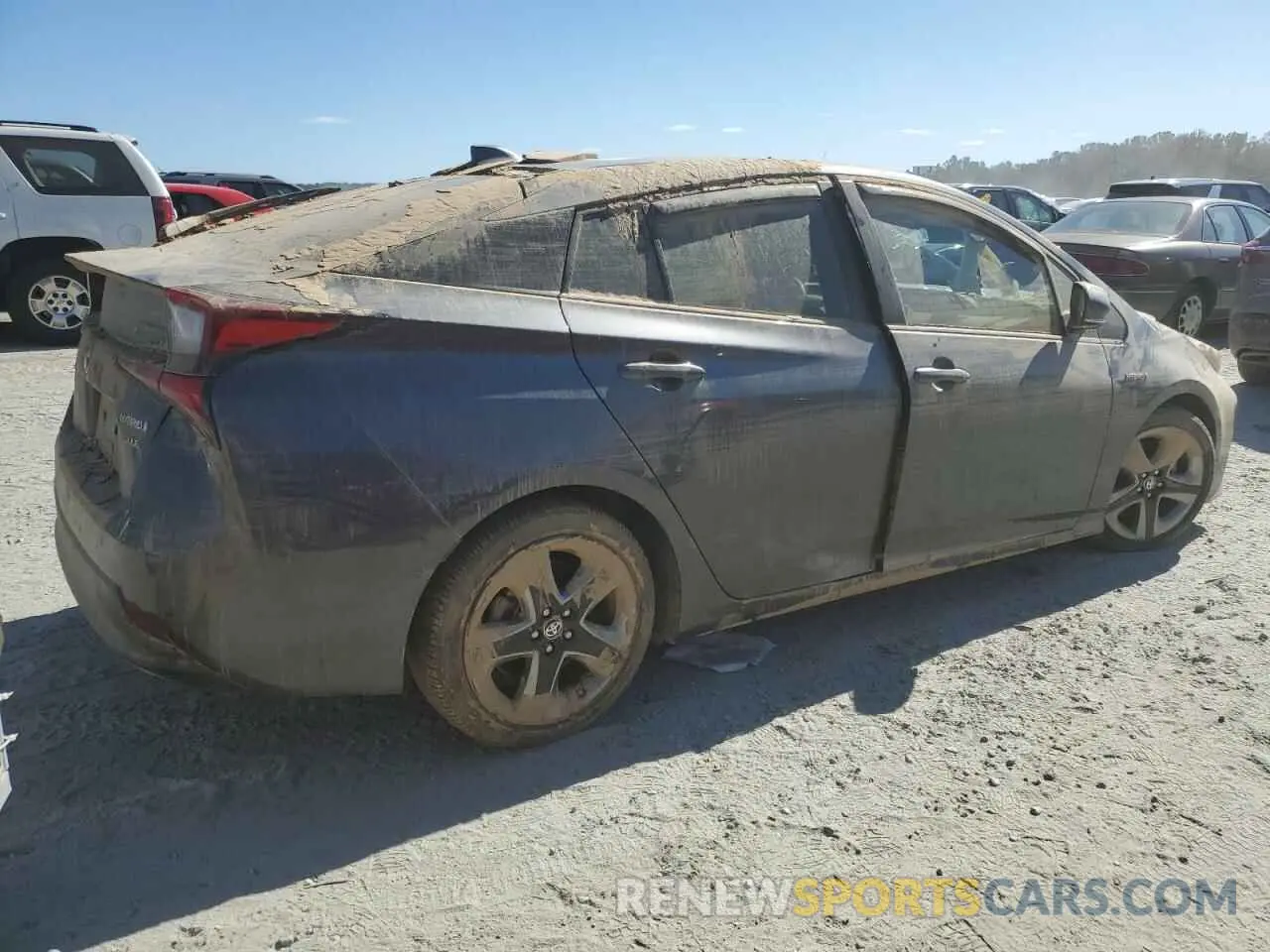 3 Photograph of a damaged car JTDKARFU6L3107092 TOYOTA PRIUS 2020