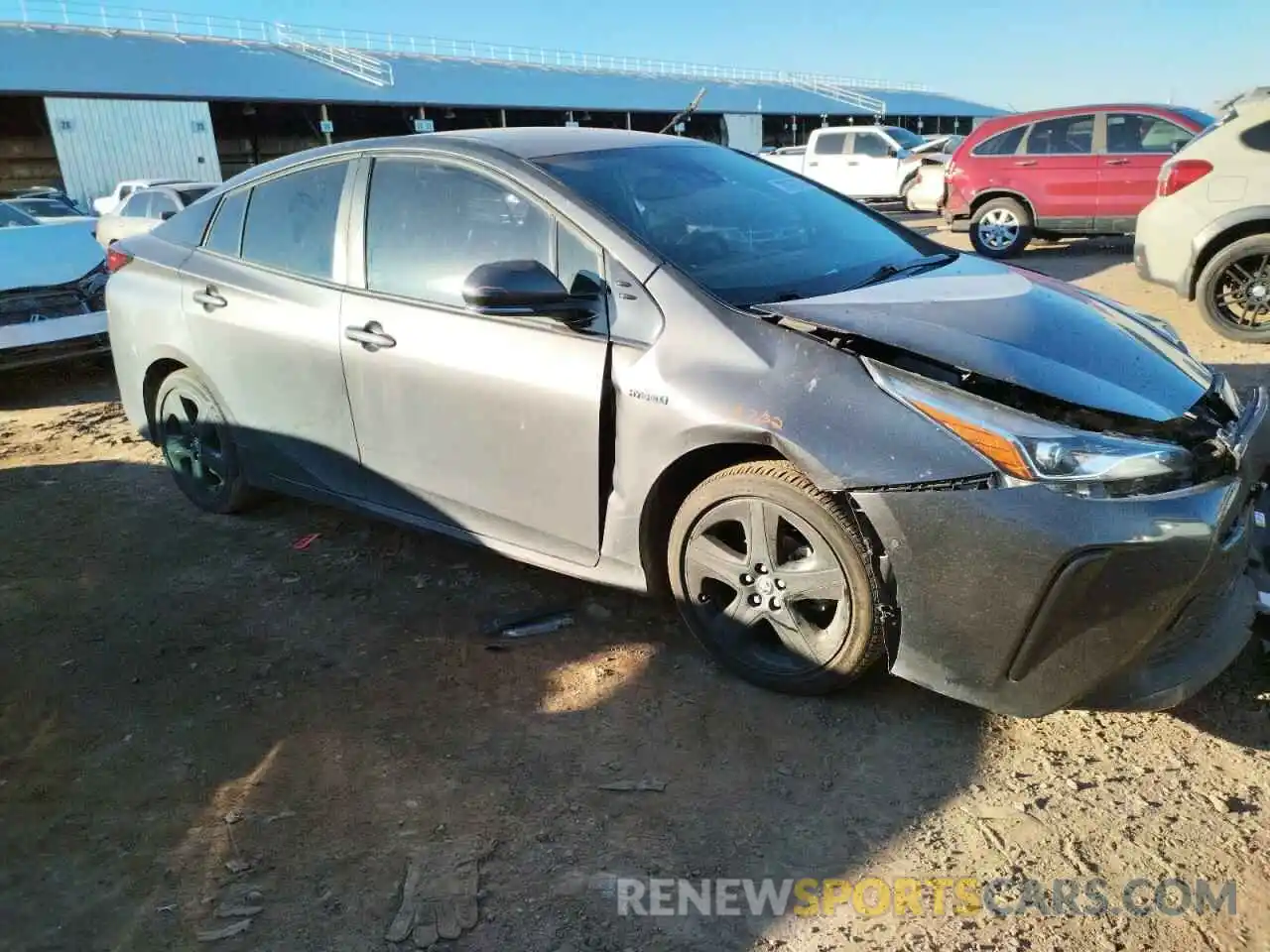 4 Photograph of a damaged car JTDKARFU6L3111739 TOYOTA PRIUS 2020