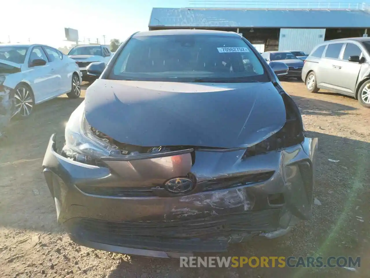 5 Photograph of a damaged car JTDKARFU6L3111739 TOYOTA PRIUS 2020