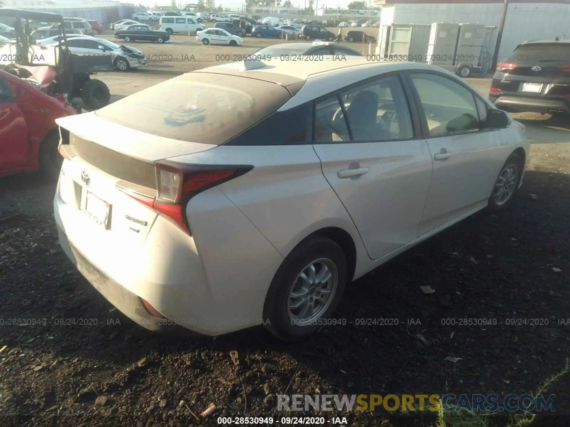 4 Photograph of a damaged car JTDKARFU6L3113913 TOYOTA PRIUS 2020