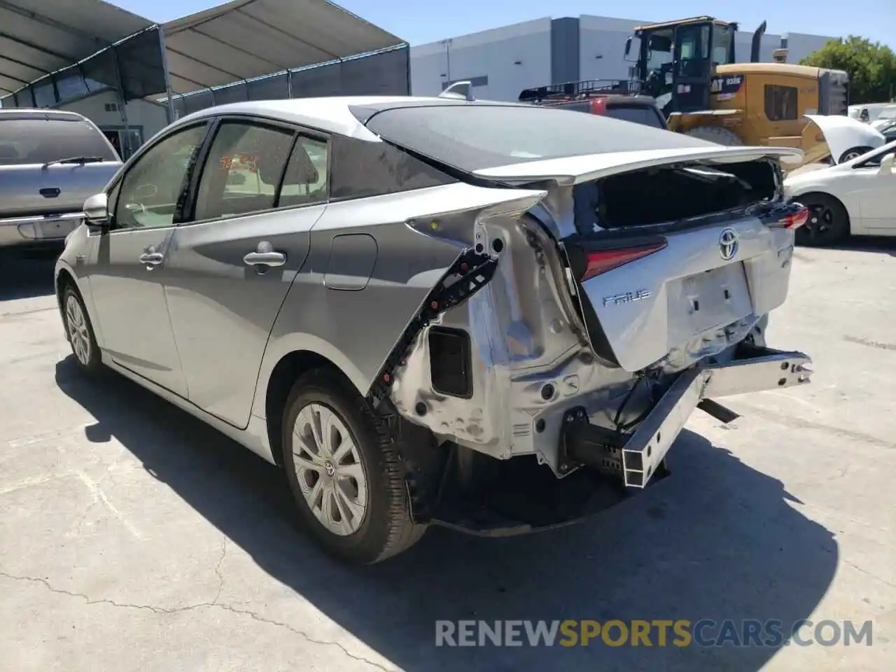 9 Photograph of a damaged car JTDKARFU6L3114236 TOYOTA PRIUS 2020