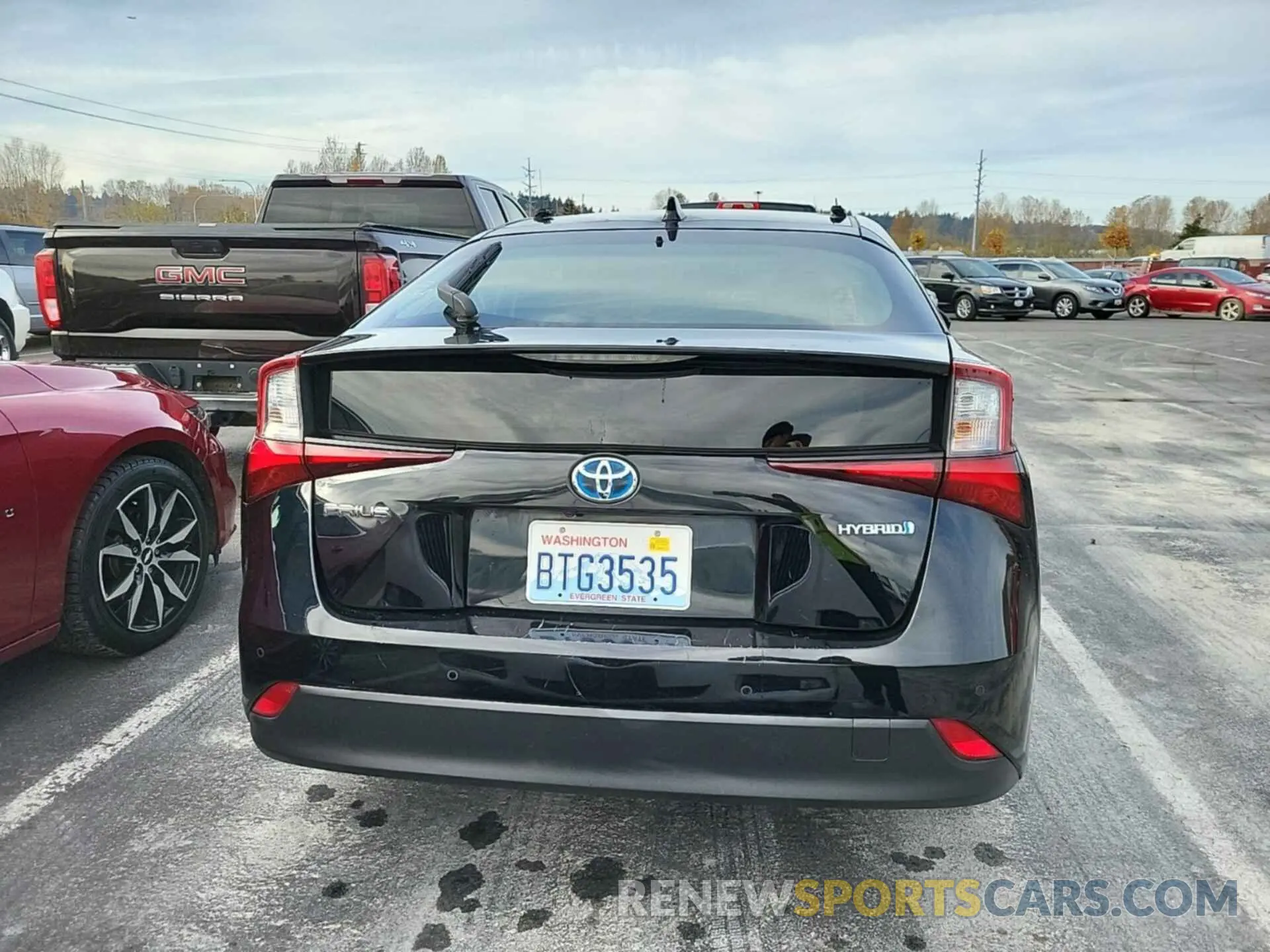 25 Photograph of a damaged car JTDKARFU6L3115337 TOYOTA PRIUS 2020