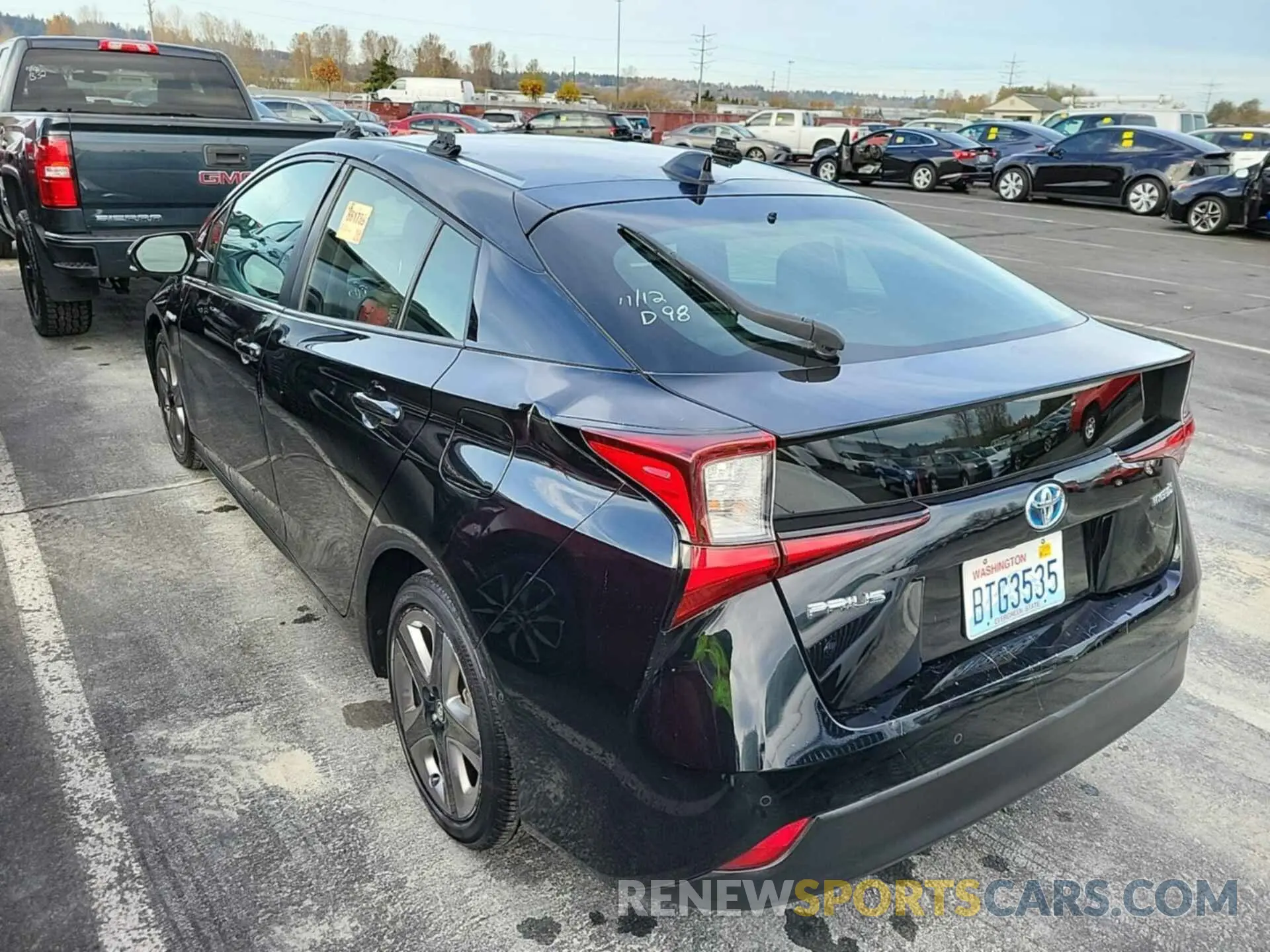 6 Photograph of a damaged car JTDKARFU6L3115337 TOYOTA PRIUS 2020