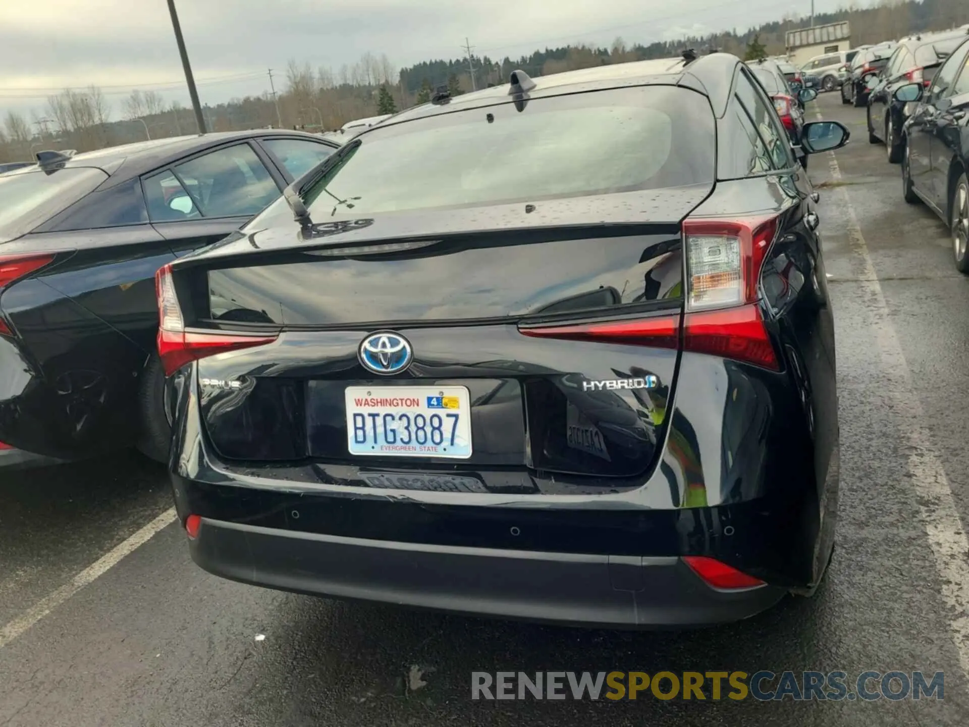 3 Photograph of a damaged car JTDKARFU6L3115354 TOYOTA PRIUS 2020