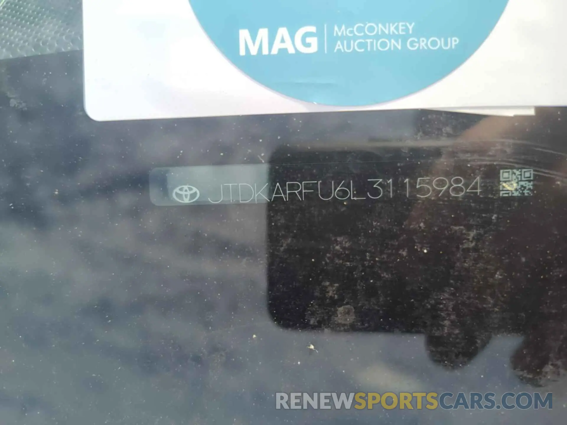 16 Photograph of a damaged car JTDKARFU6L3115984 TOYOTA PRIUS 2020