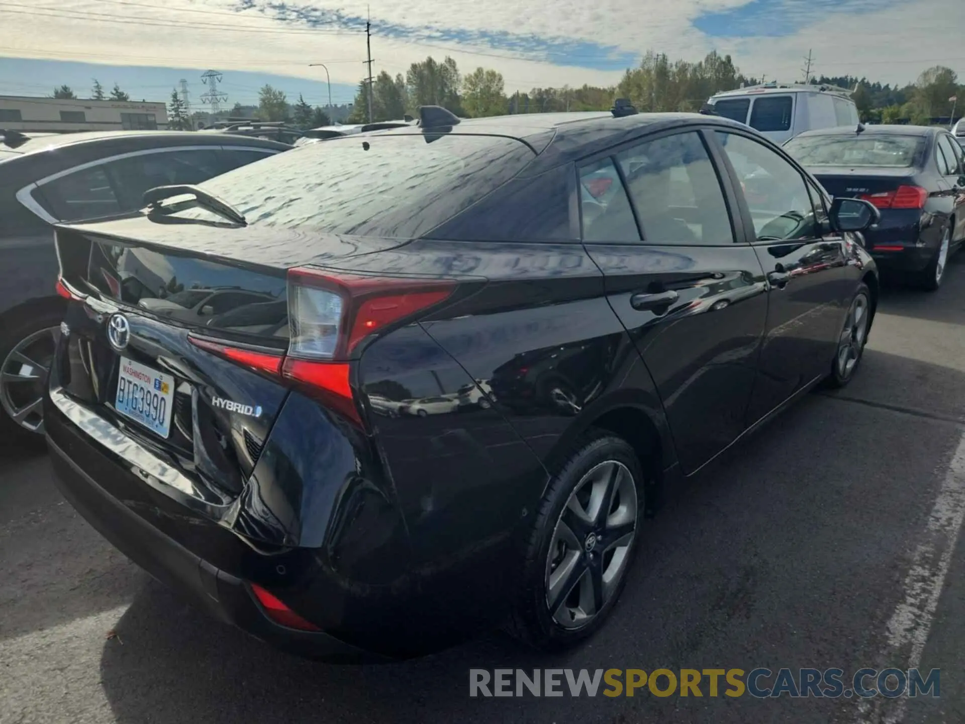 9 Photograph of a damaged car JTDKARFU6L3116231 TOYOTA PRIUS 2020