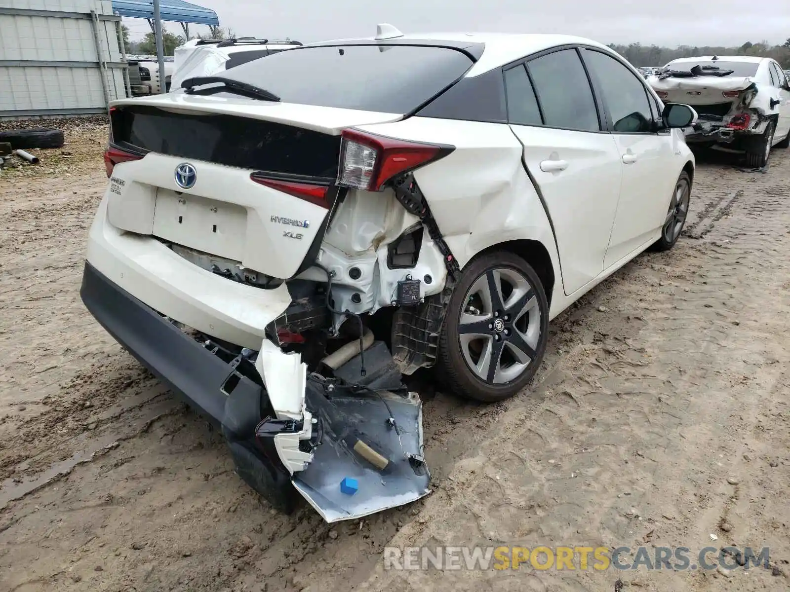 4 Photograph of a damaged car JTDKARFU6L3118089 TOYOTA PRIUS 2020