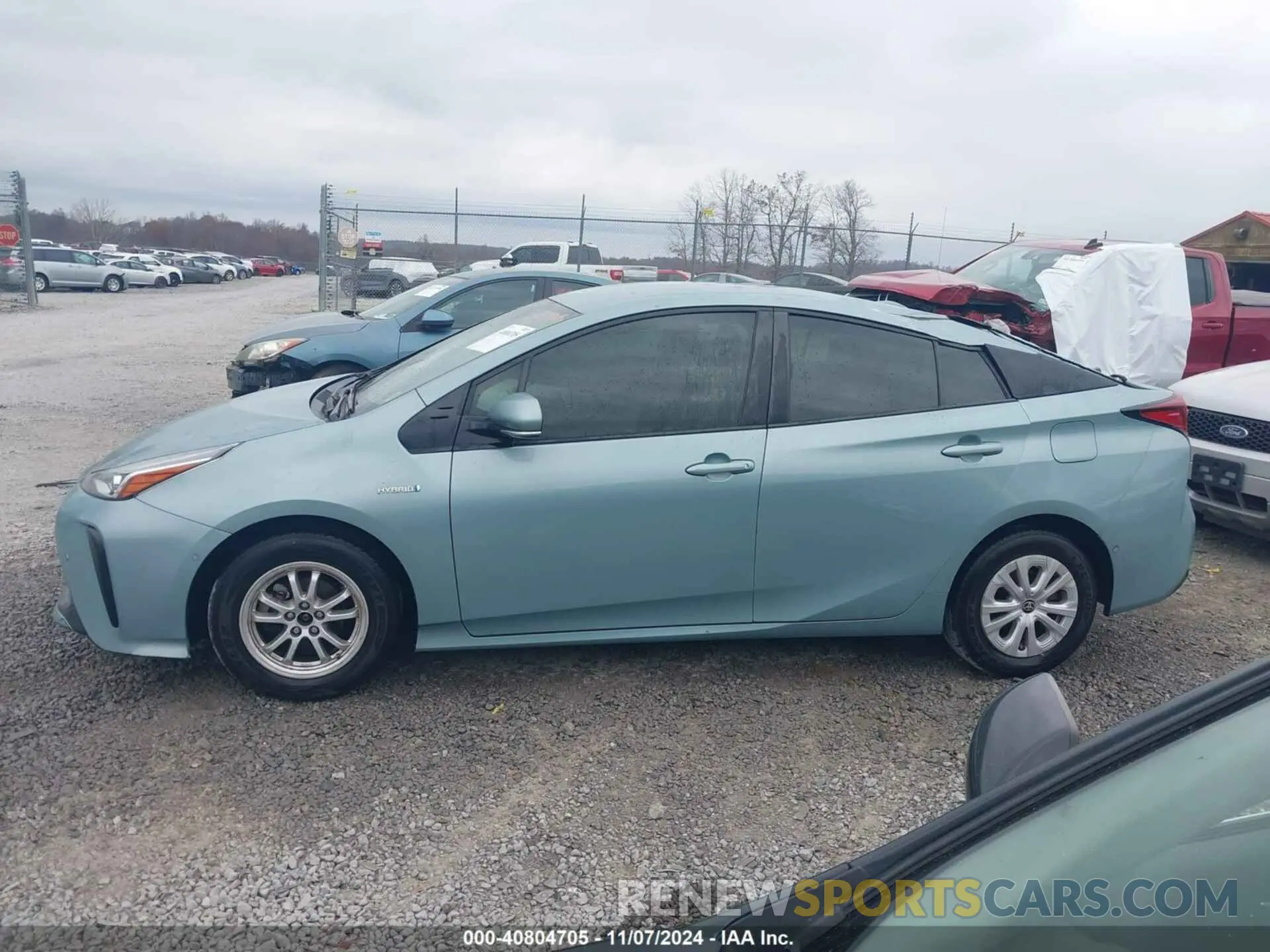 14 Photograph of a damaged car JTDKARFU6L3118741 TOYOTA PRIUS 2020