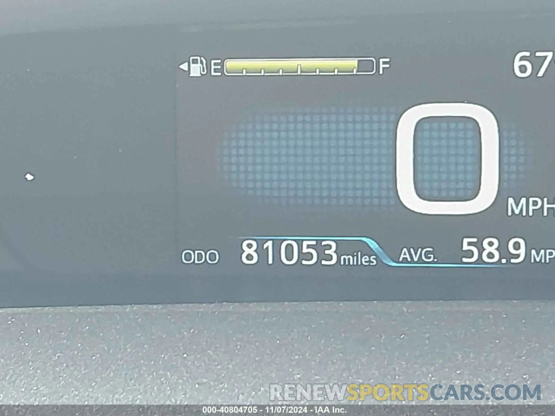 15 Photograph of a damaged car JTDKARFU6L3118741 TOYOTA PRIUS 2020