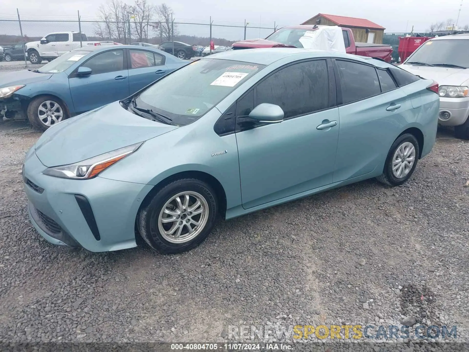 2 Photograph of a damaged car JTDKARFU6L3118741 TOYOTA PRIUS 2020