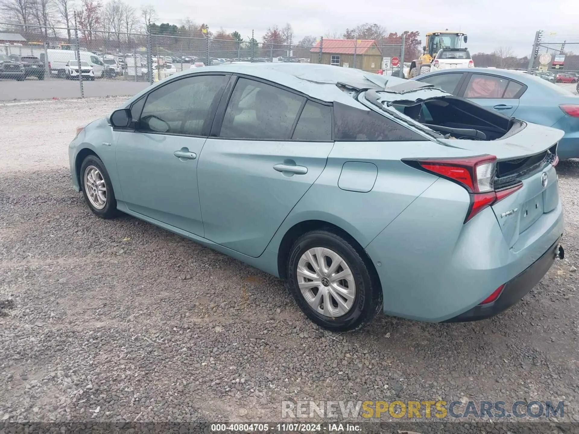 3 Photograph of a damaged car JTDKARFU6L3118741 TOYOTA PRIUS 2020