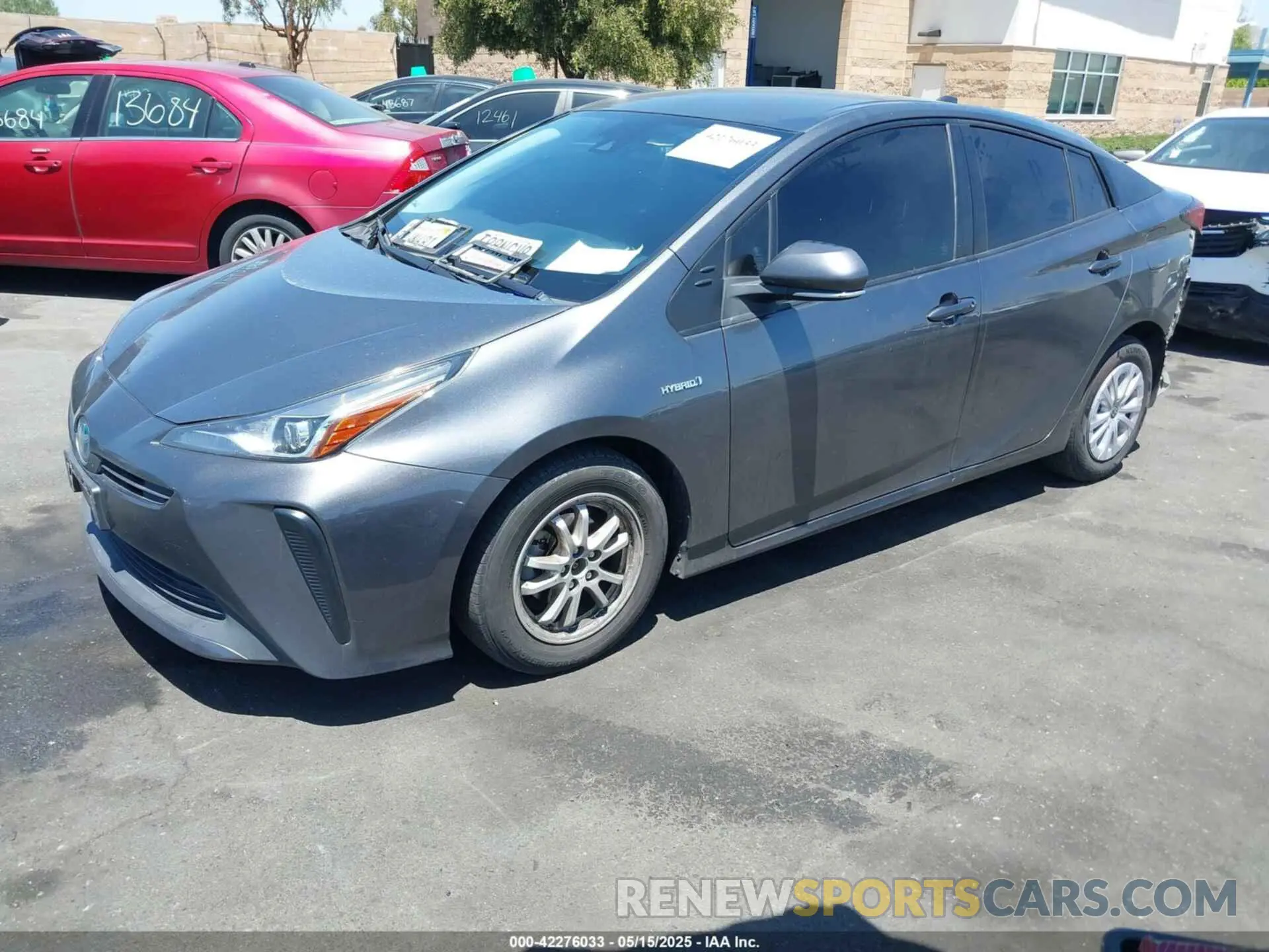 2 Photograph of a damaged car JTDKARFU6L3121929 TOYOTA PRIUS 2020