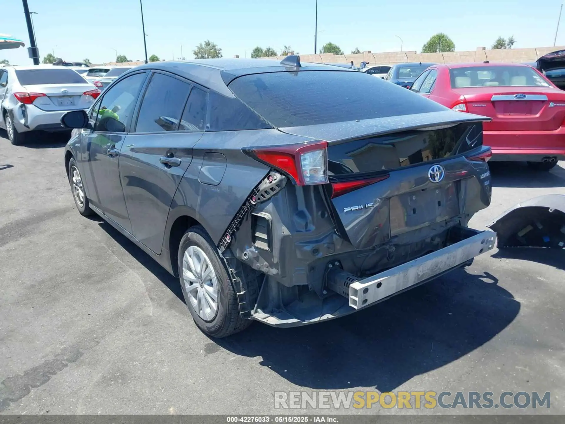 3 Photograph of a damaged car JTDKARFU6L3121929 TOYOTA PRIUS 2020