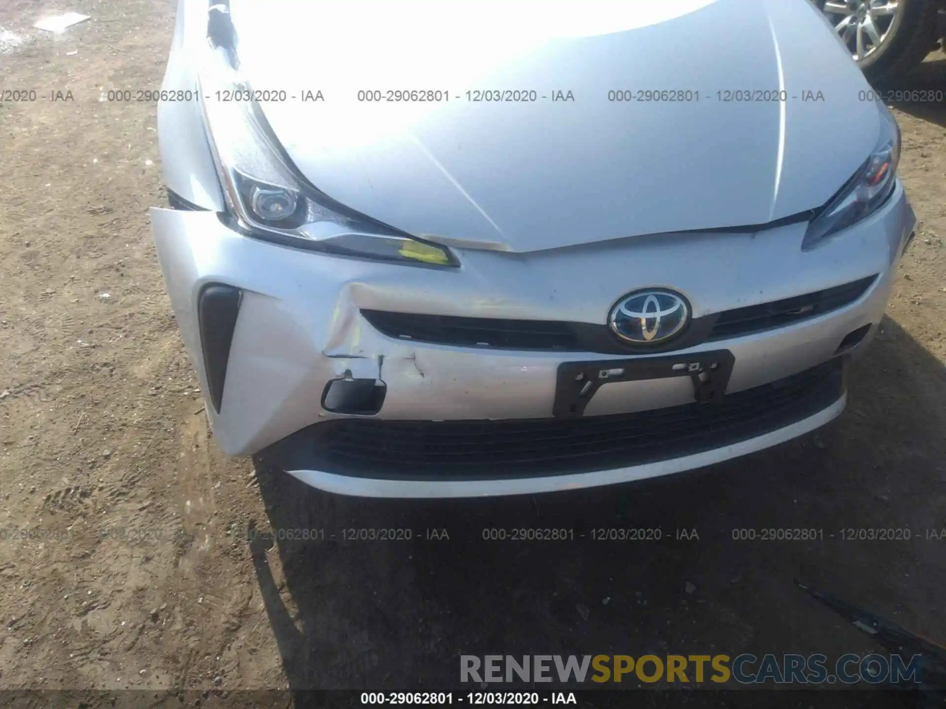 6 Photograph of a damaged car JTDKARFU6L3124779 TOYOTA PRIUS 2020