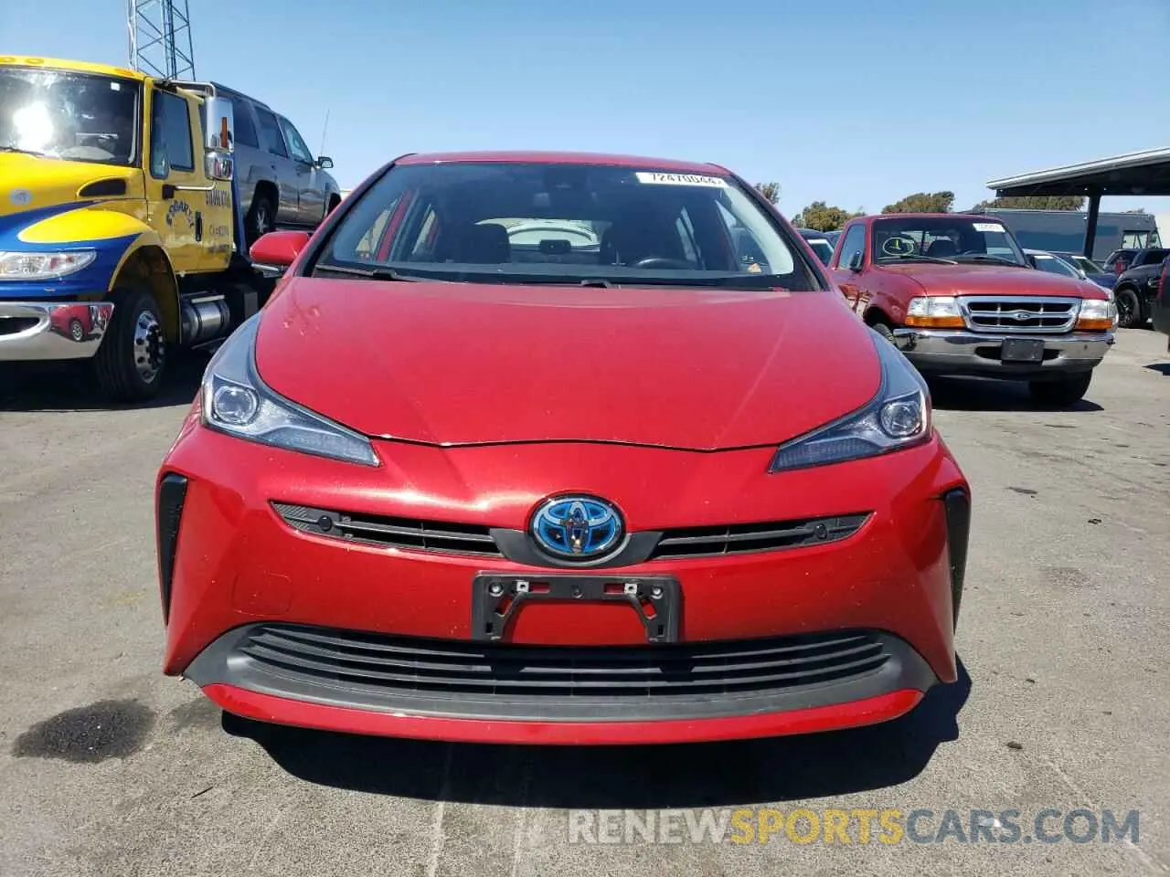 5 Photograph of a damaged car JTDKARFU7L3104671 TOYOTA PRIUS 2020
