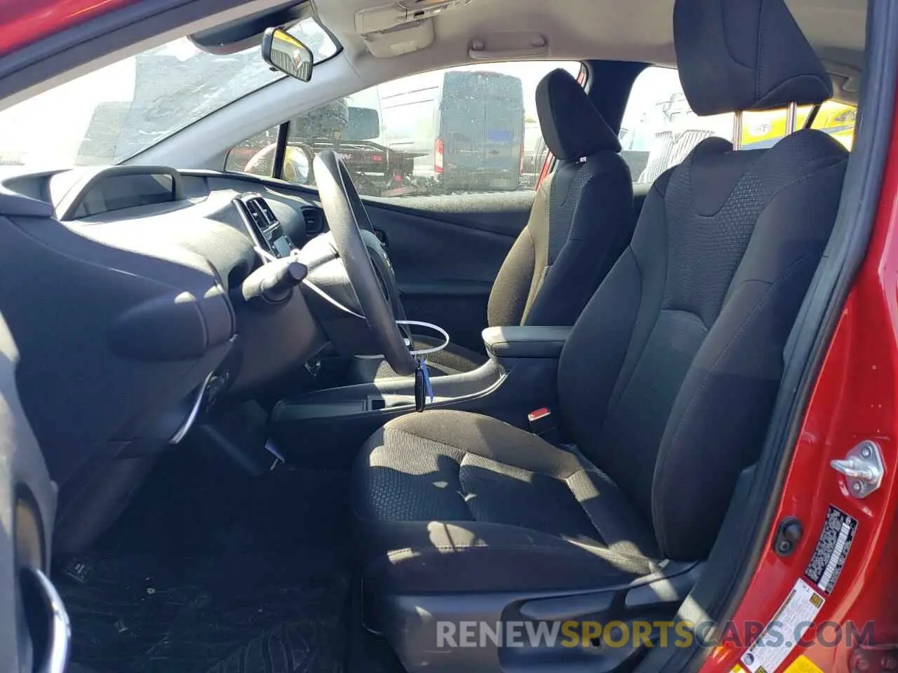 7 Photograph of a damaged car JTDKARFU7L3104671 TOYOTA PRIUS 2020