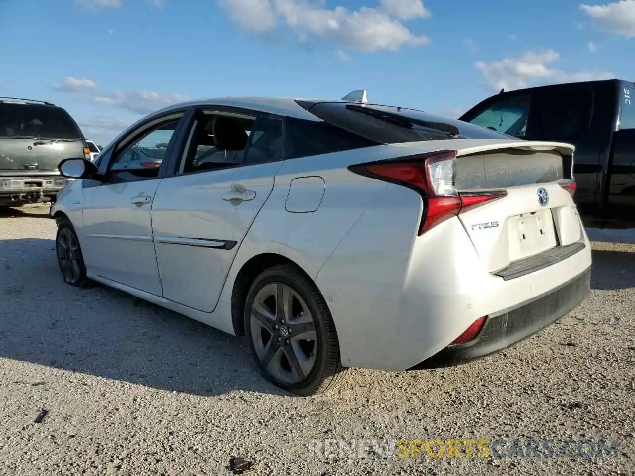 3 Photograph of a damaged car JTDKARFU7L3105559 TOYOTA PRIUS 2020